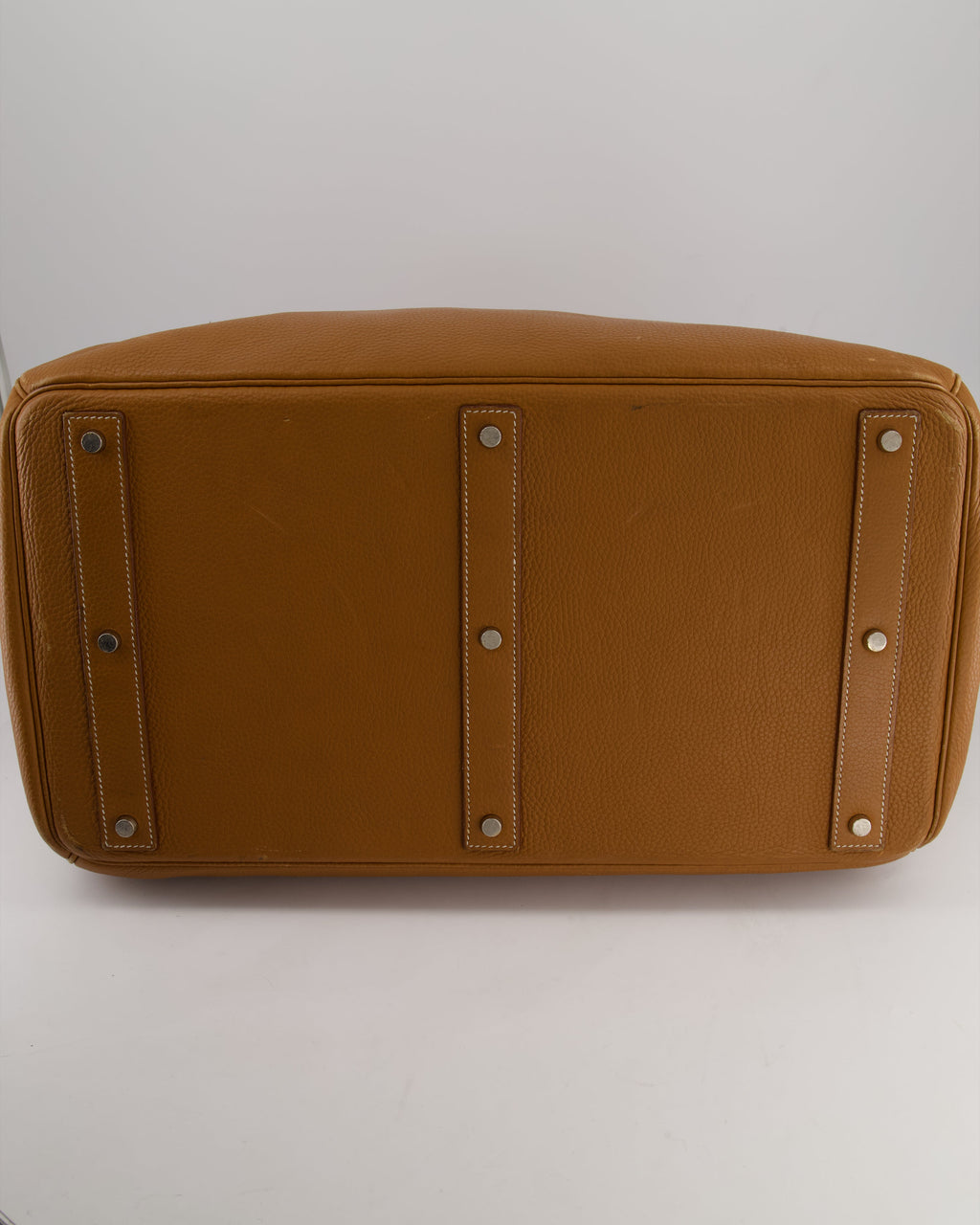 Hermès Haut à Courroies HAC 40 Bag in Gold Togo Leather with Palladium Hardware