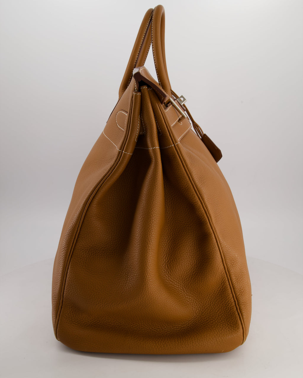 Hermès Haut à Courroies HAC 40 Bag in Gold Togo Leather with Palladium Hardware