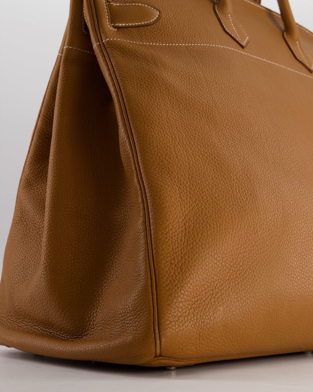 Hermès Haut à Courroies HAC 40 Bag in Gold Togo Leather with Palladium Hardware