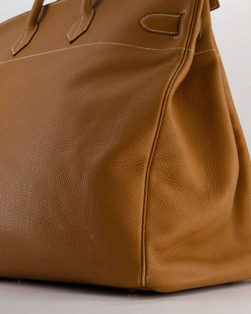 Hermès Haut à Courroies HAC 40 Bag in Gold Togo Leather with Palladium Hardware
