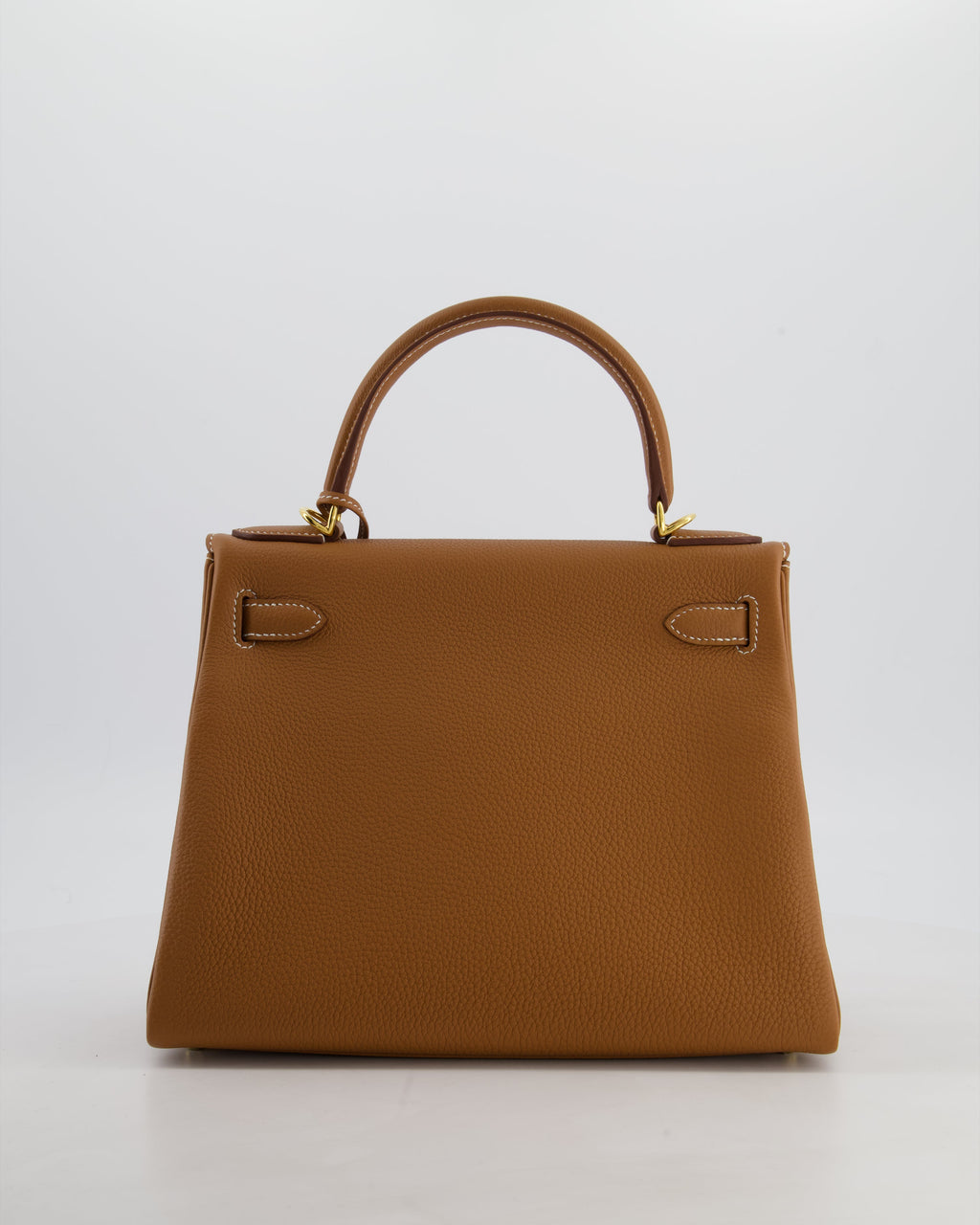 Hermès Kelly 28 Retourne Bag in Gold Togo Leather with Gold Hardware