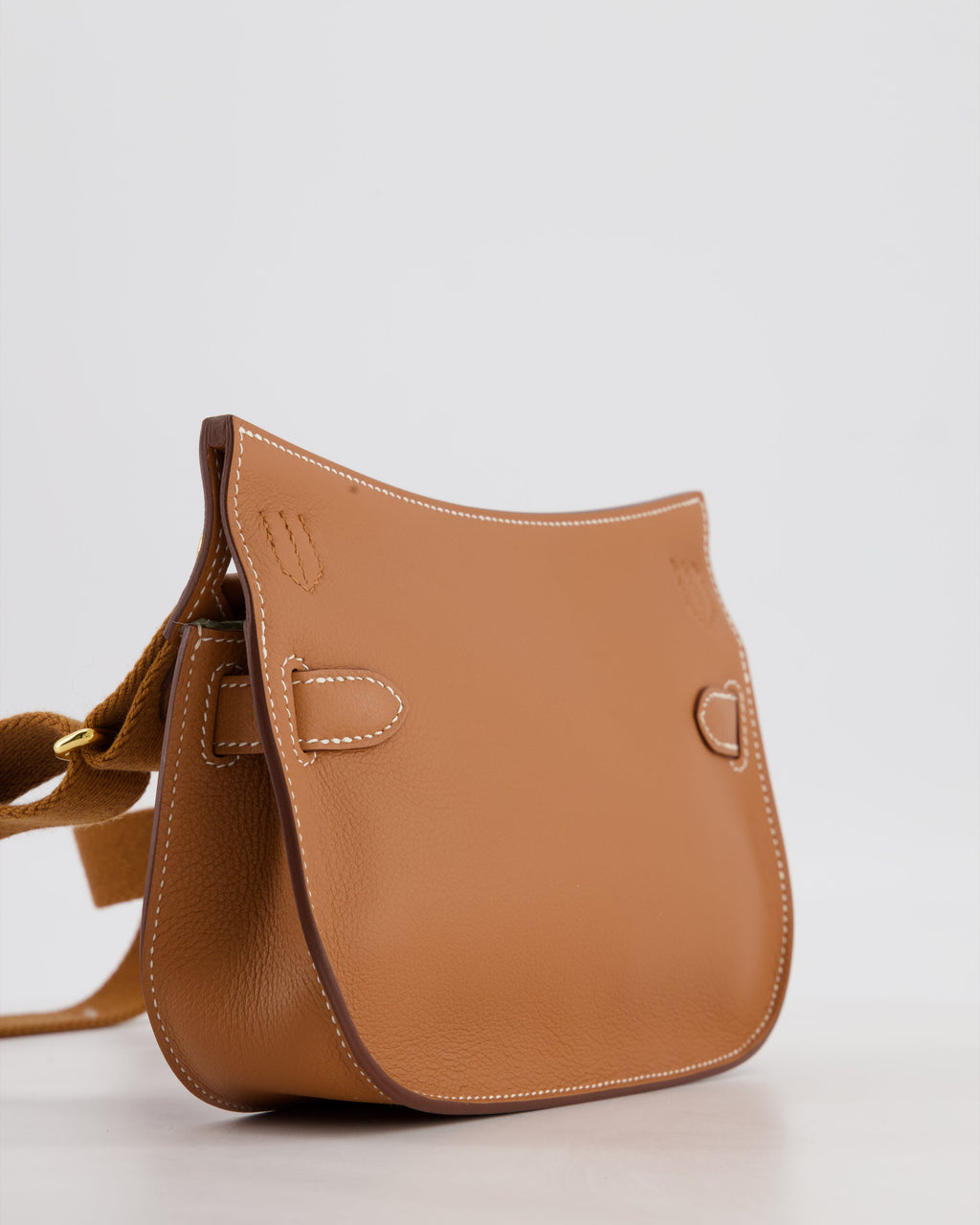 *RARE* Hermès Mini Jypsiere Bag in Gold Evercolour Leather with Gold Hardware