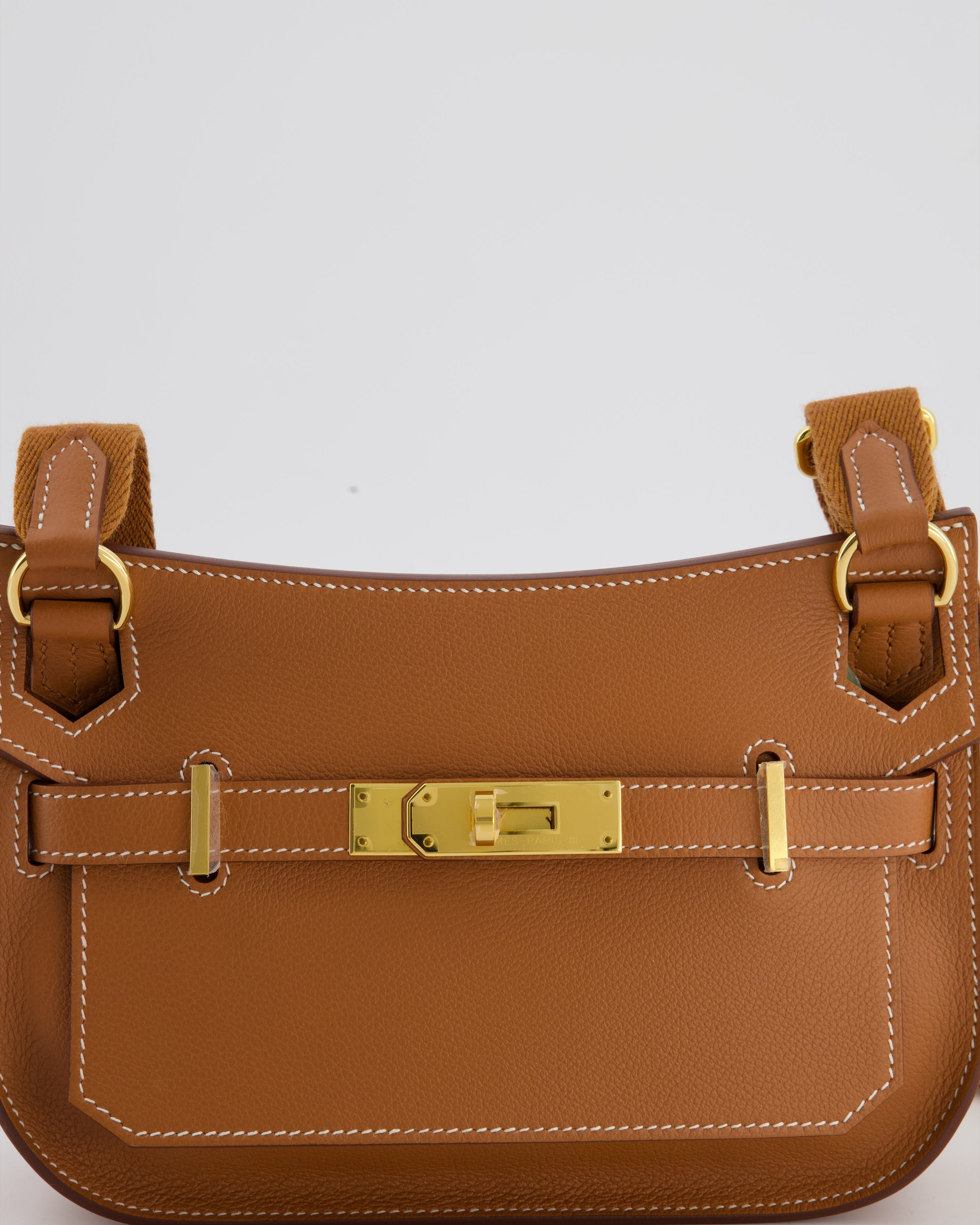 *RARE* Hermès Mini Jypsiere Bag in Gold Evercolour Leather with Gold Hardware