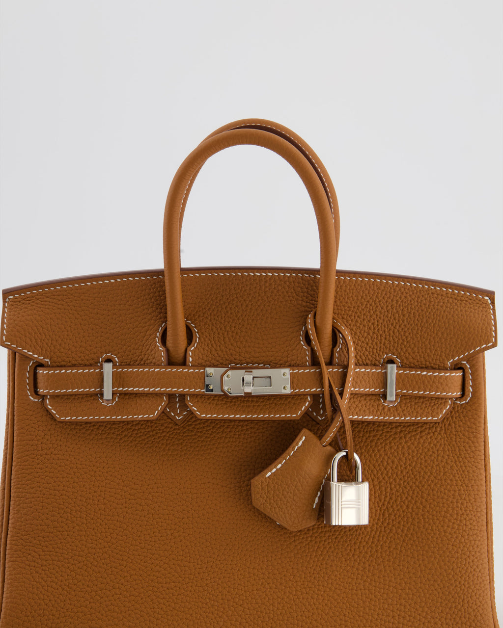 Hermès Birkin 25 Retourne Gold Togo Leather with Palladium Hardware