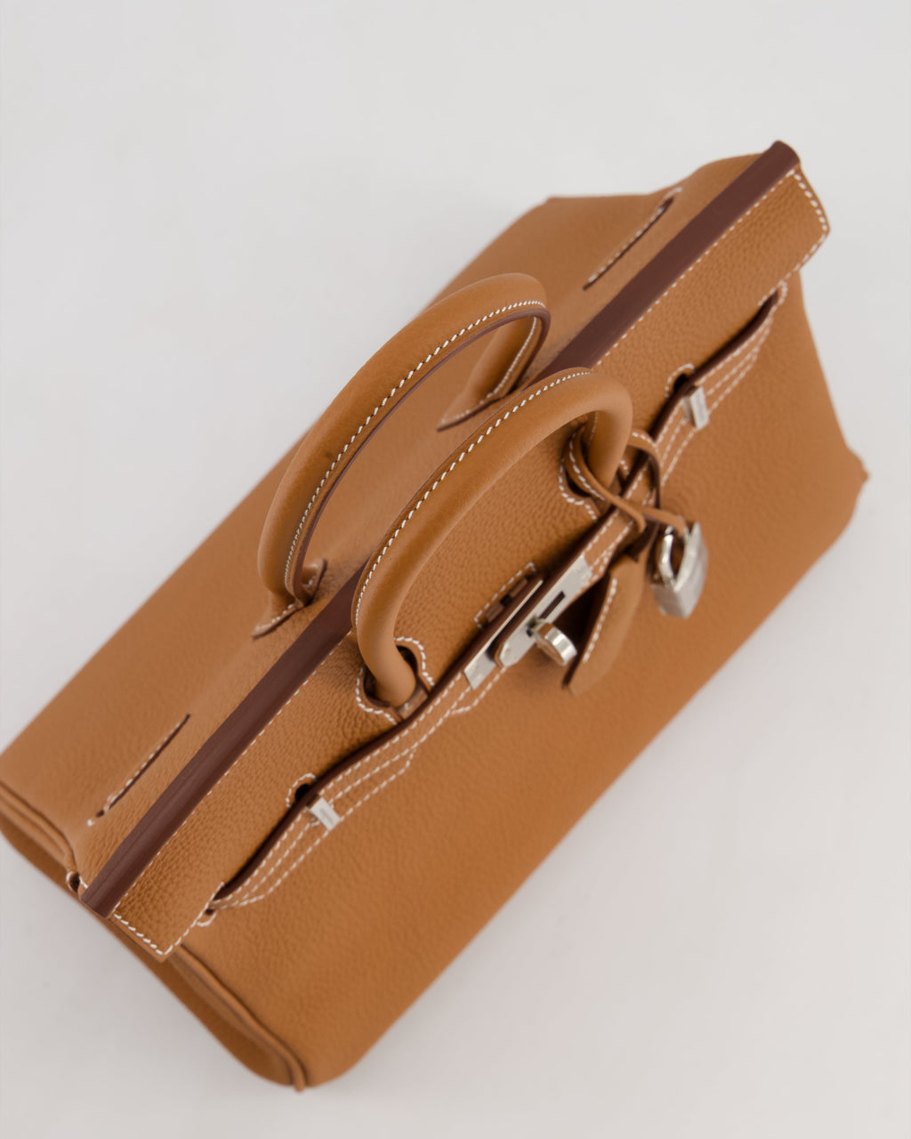 Hermès Birkin 25 Retourne Gold Togo Leather with Palladium Hardware