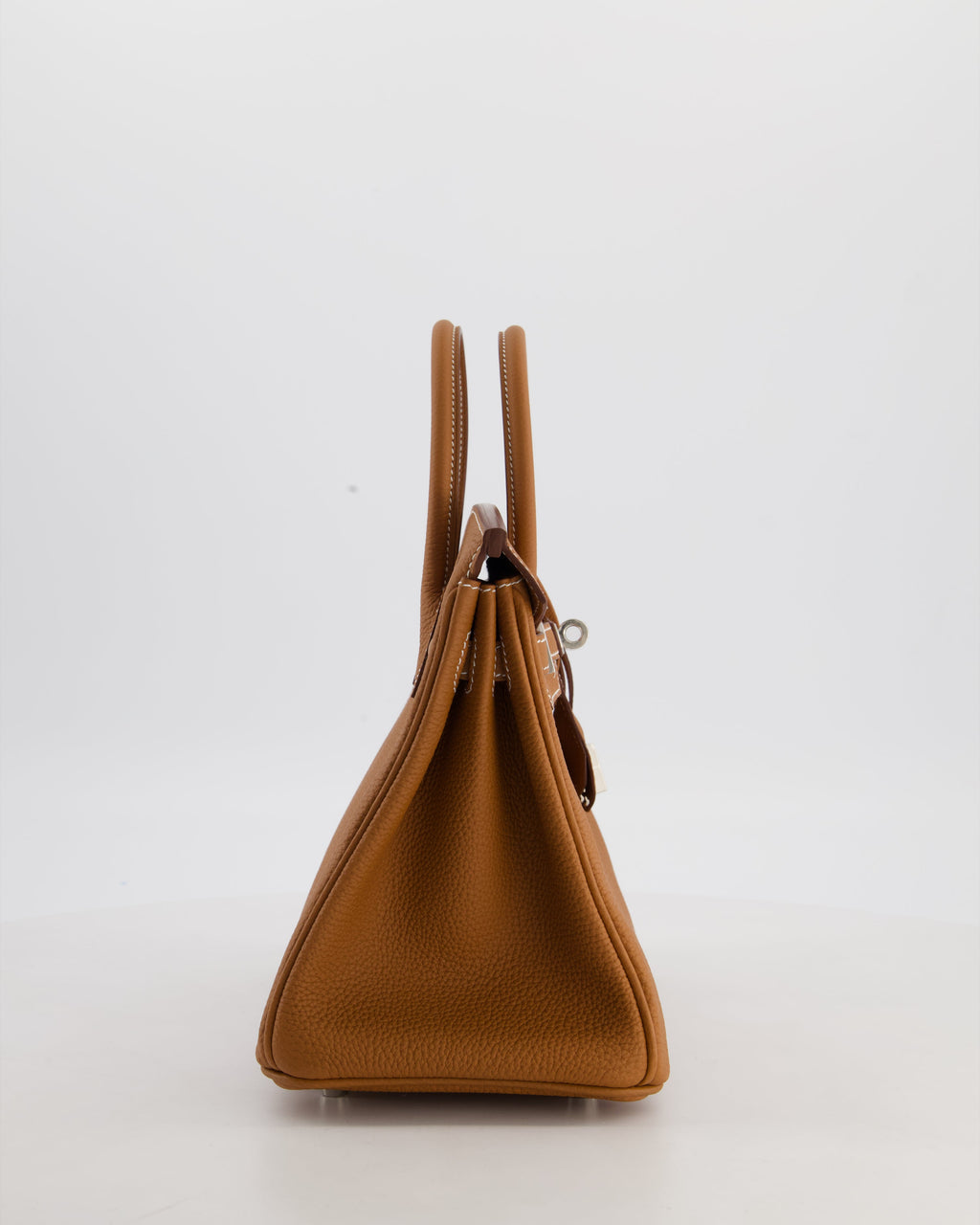 Hermès Birkin 25 Retourne Gold Togo Leather with Palladium Hardware