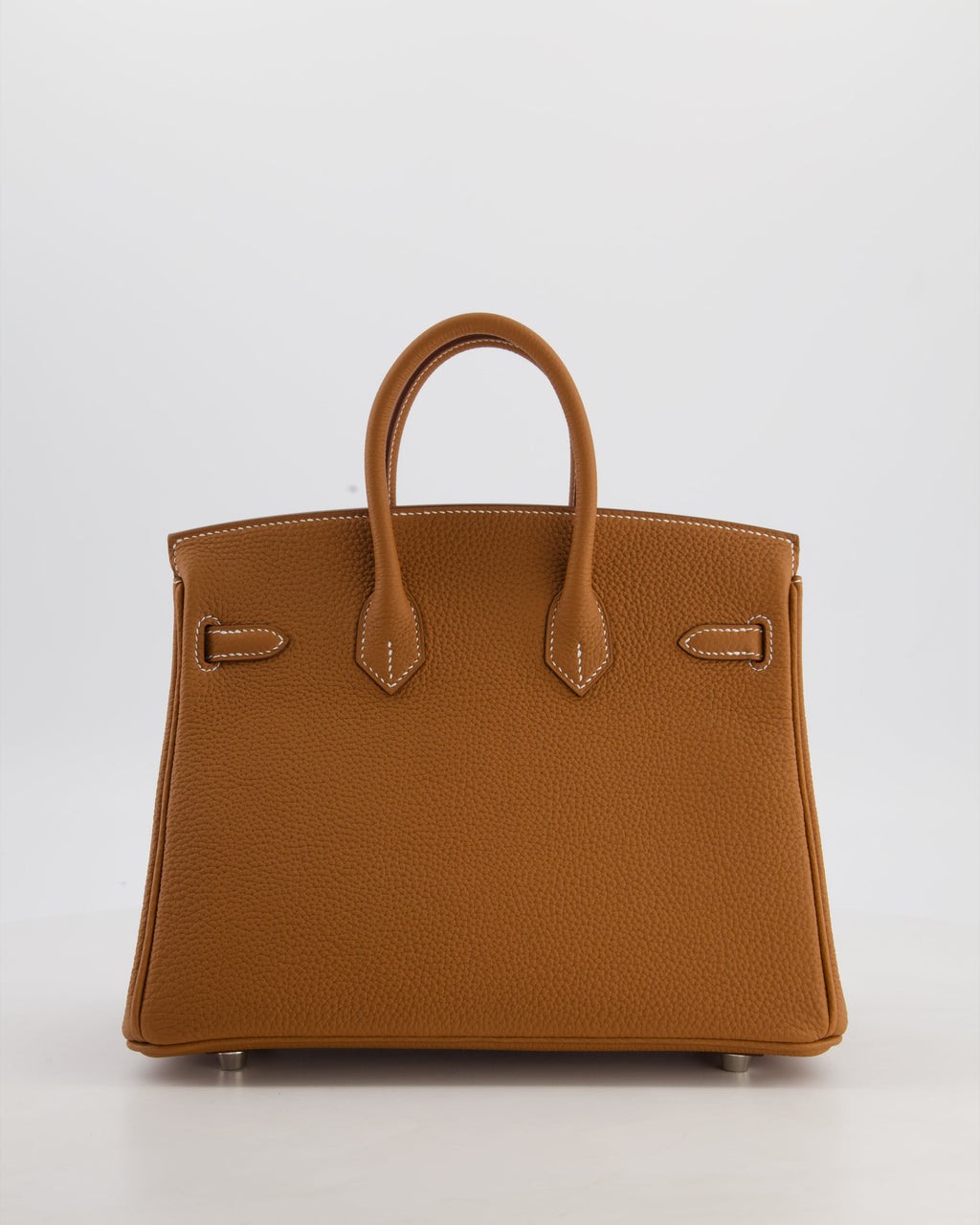 Hermès Birkin 25 Retourne Gold Togo Leather with Palladium Hardware