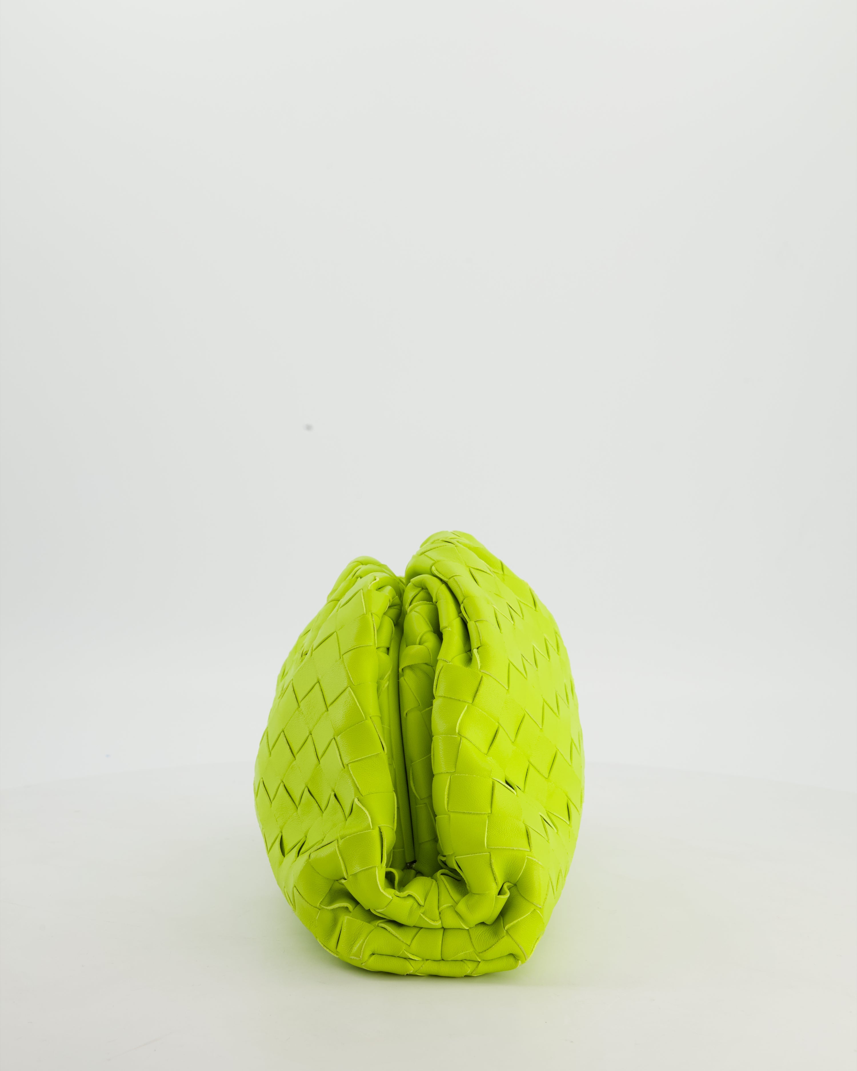 Bottega Veneta Kiwi Intrecciato Leather Clutch Bag RRP £2,900