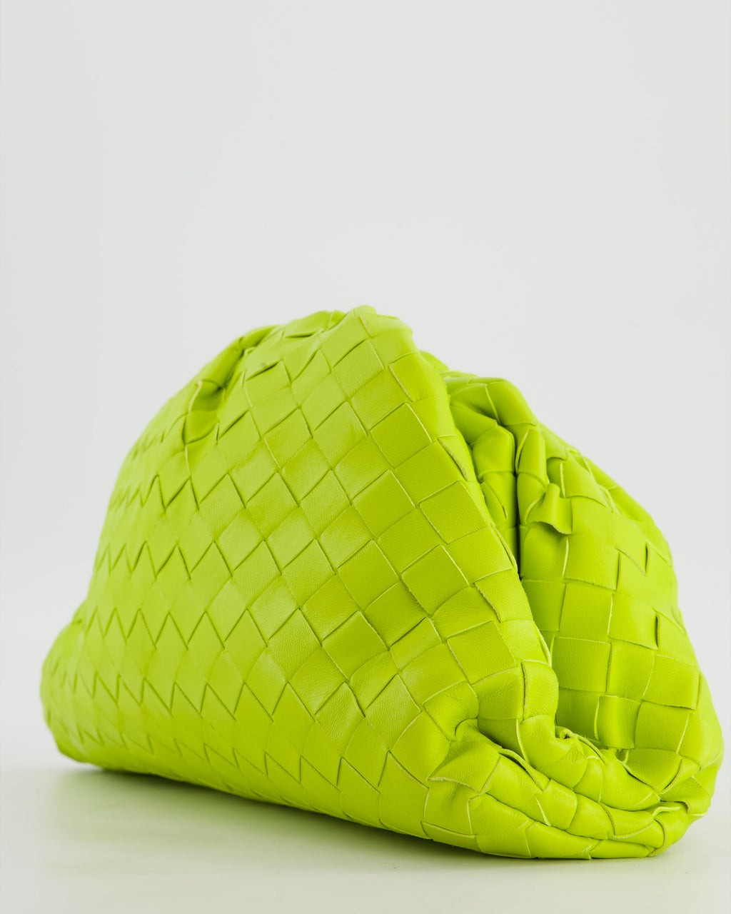 Bottega Veneta Kiwi Intrecciato Leather Clutch Bag RRP £2,900