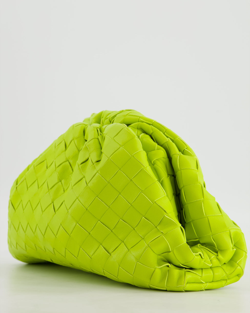 Bottega Veneta Kiwi Intrecciato Leather Clutch Bag RRP £2,900