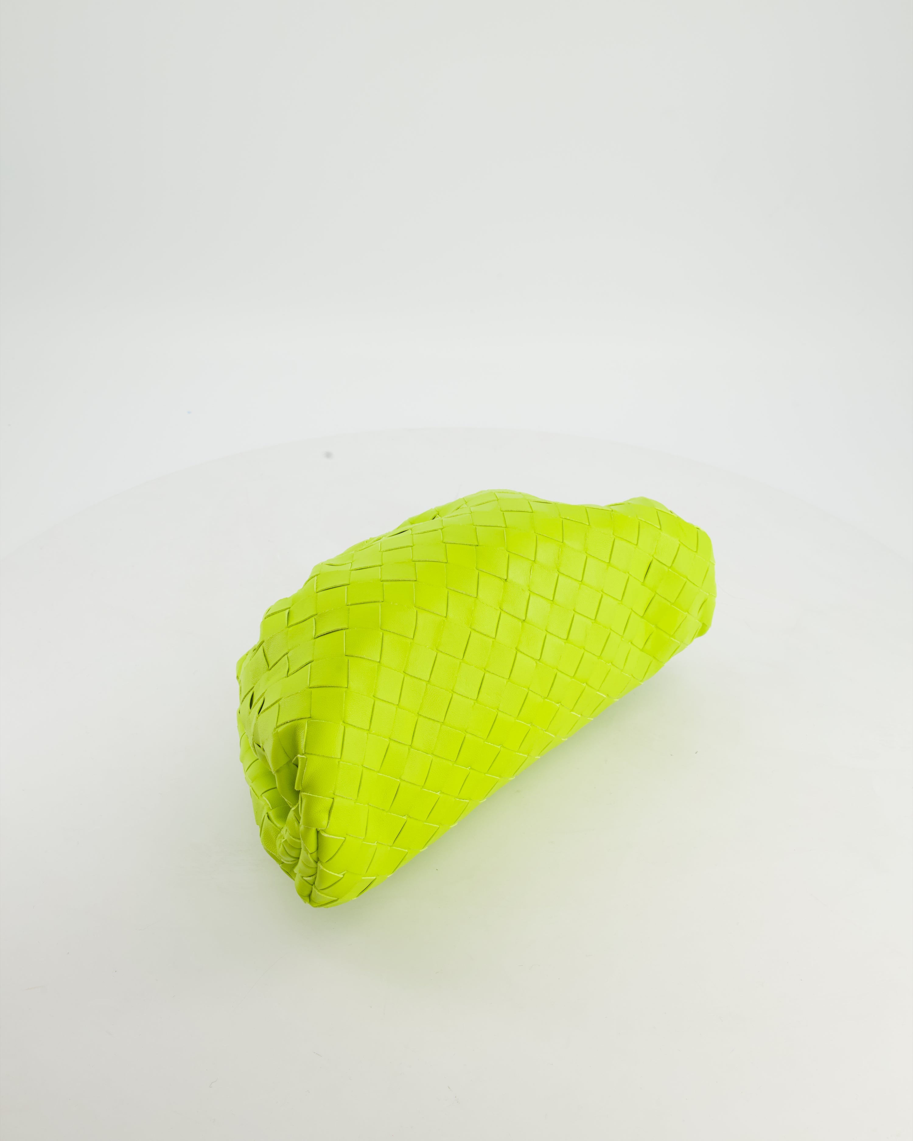 Bottega Veneta Kiwi Intrecciato Leather Clutch Bag RRP £2,900