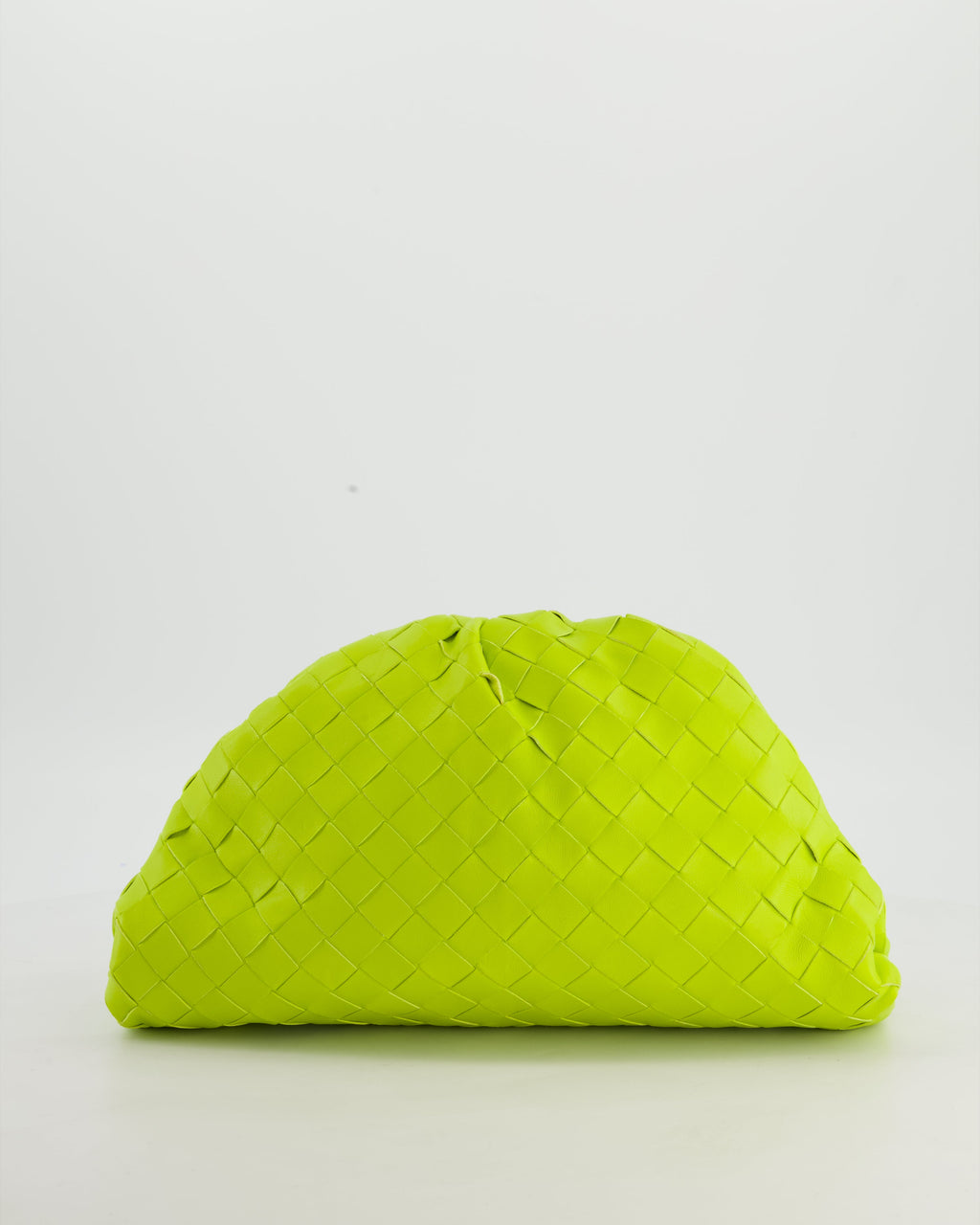 Bottega Veneta Kiwi Intrecciato Leather Clutch Bag RRP £2,900