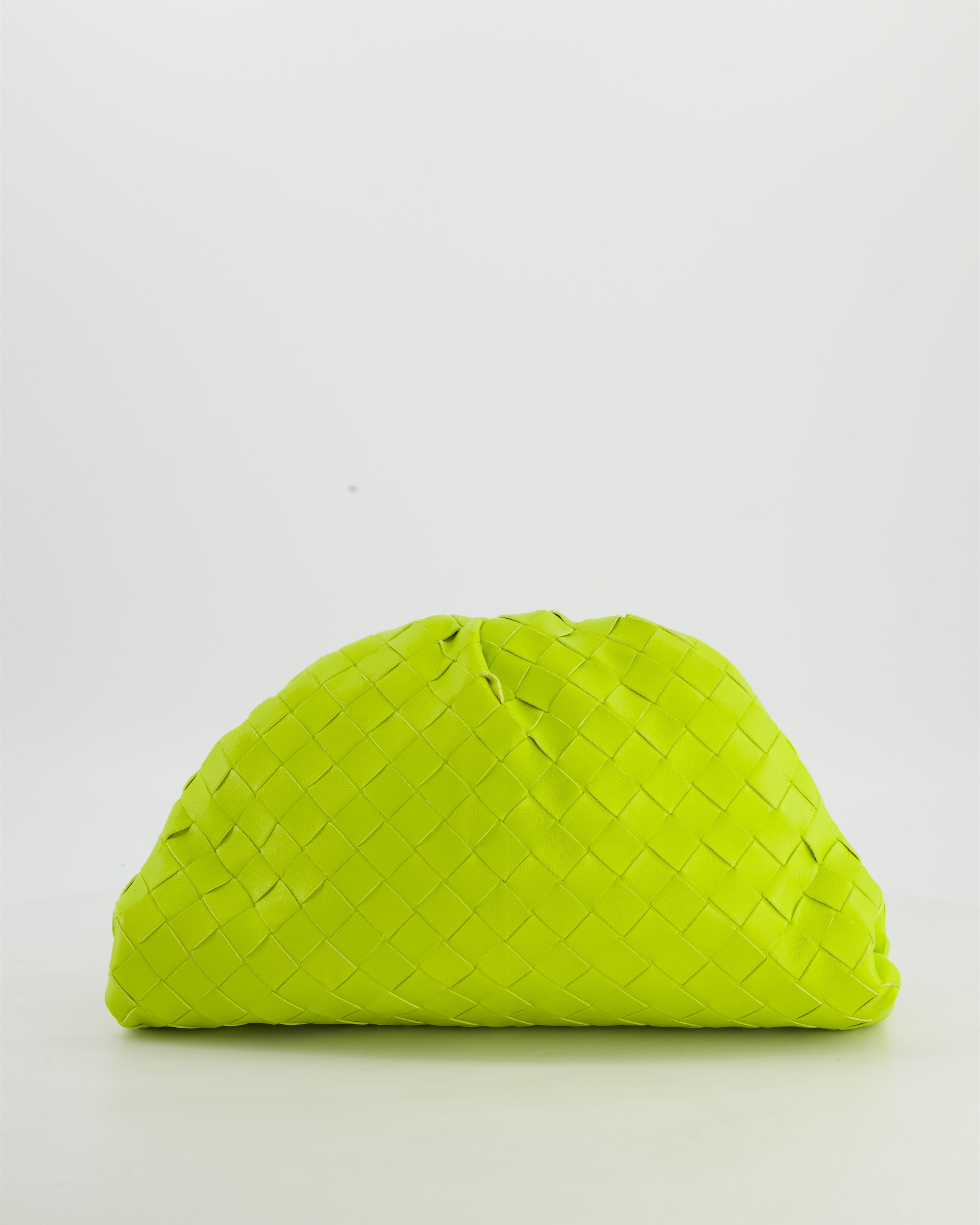 Bottega Veneta Kiwi Intrecciato Leather Clutch Bag RRP £2,900