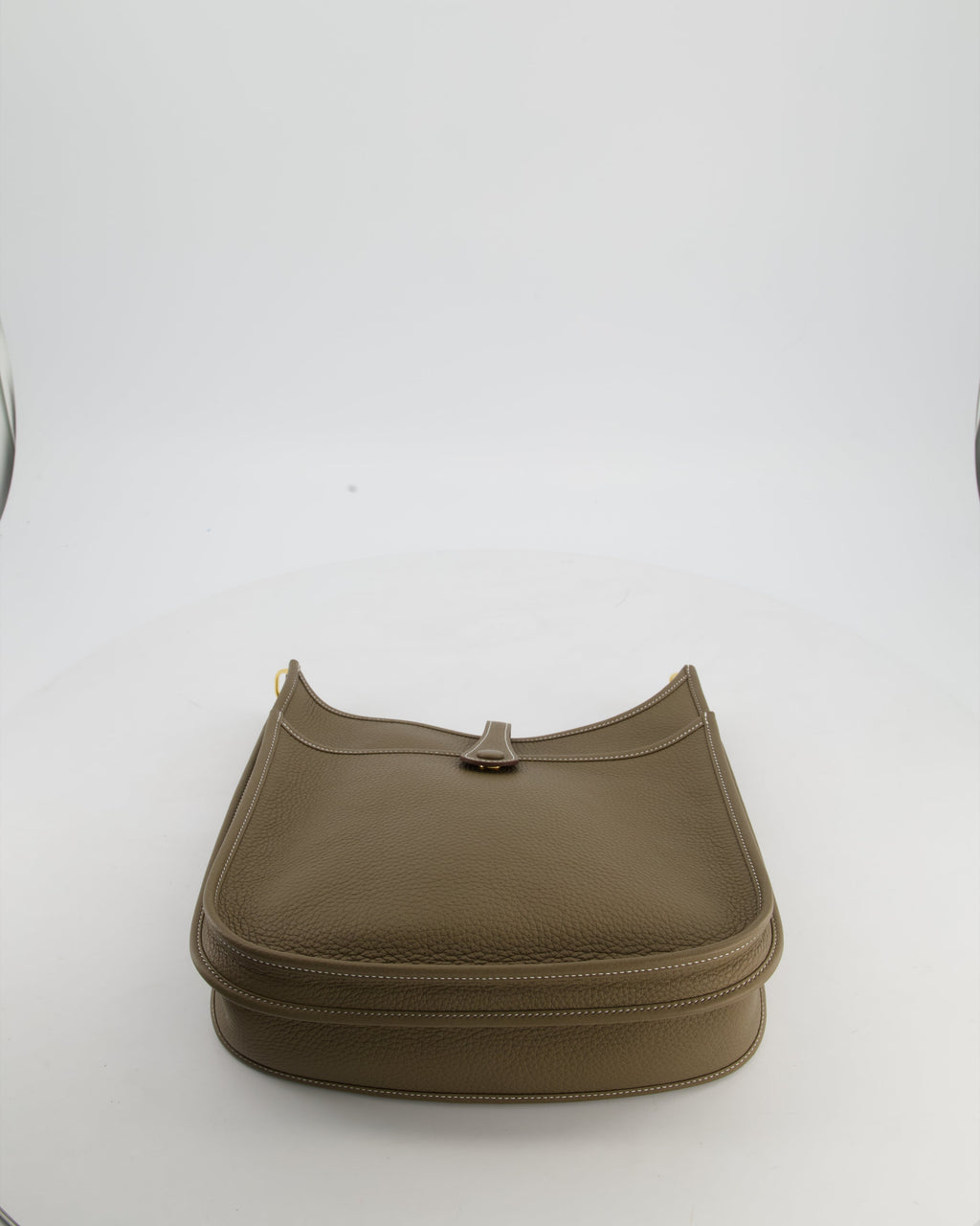 Hermès Evelyne III 29 Bag in Etoupe Taurillon Clemence Leather with Gold Hardware