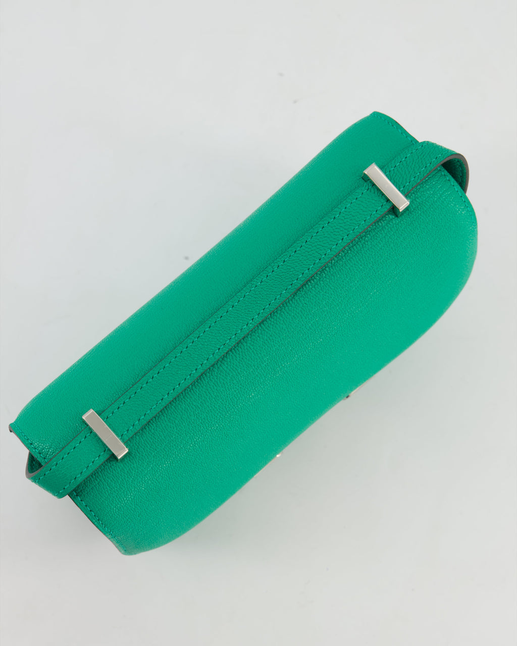Hermès Mini Constance III Miroir 18 Bag in Menthe Chevre Mysore Leather with Palladium Hardware
