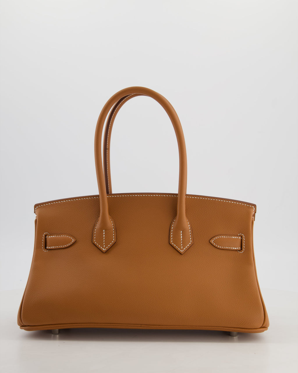 *RARE* Hermès Shoulder Birkin Light 29 Bag in Gold Evercolour Leather with Palladium Hardware