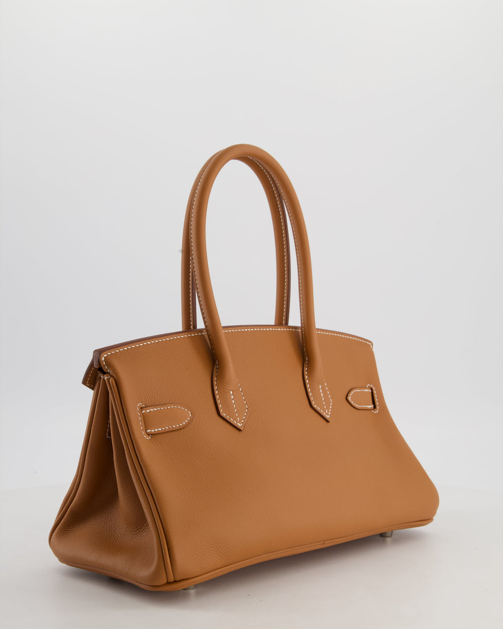 *RARE* Hermès Shoulder Birkin Light 29 Bag in Gold Evercolour Leather with Palladium Hardware