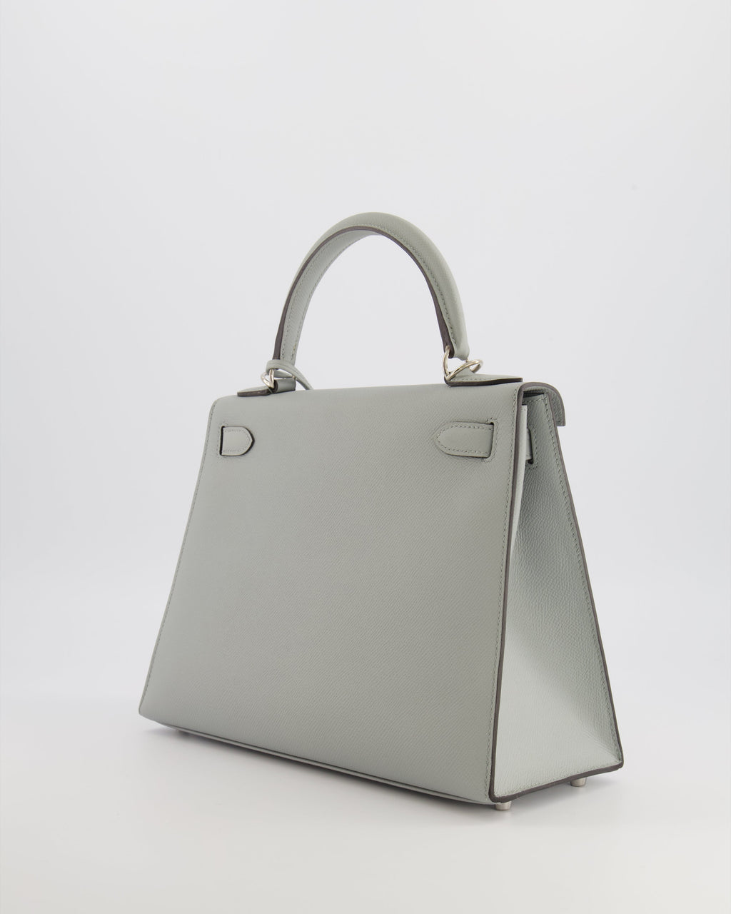 Hermès Kelly 28 Sellier Bag in Bleu Glacier Epsom Leather with Palladium Hardware