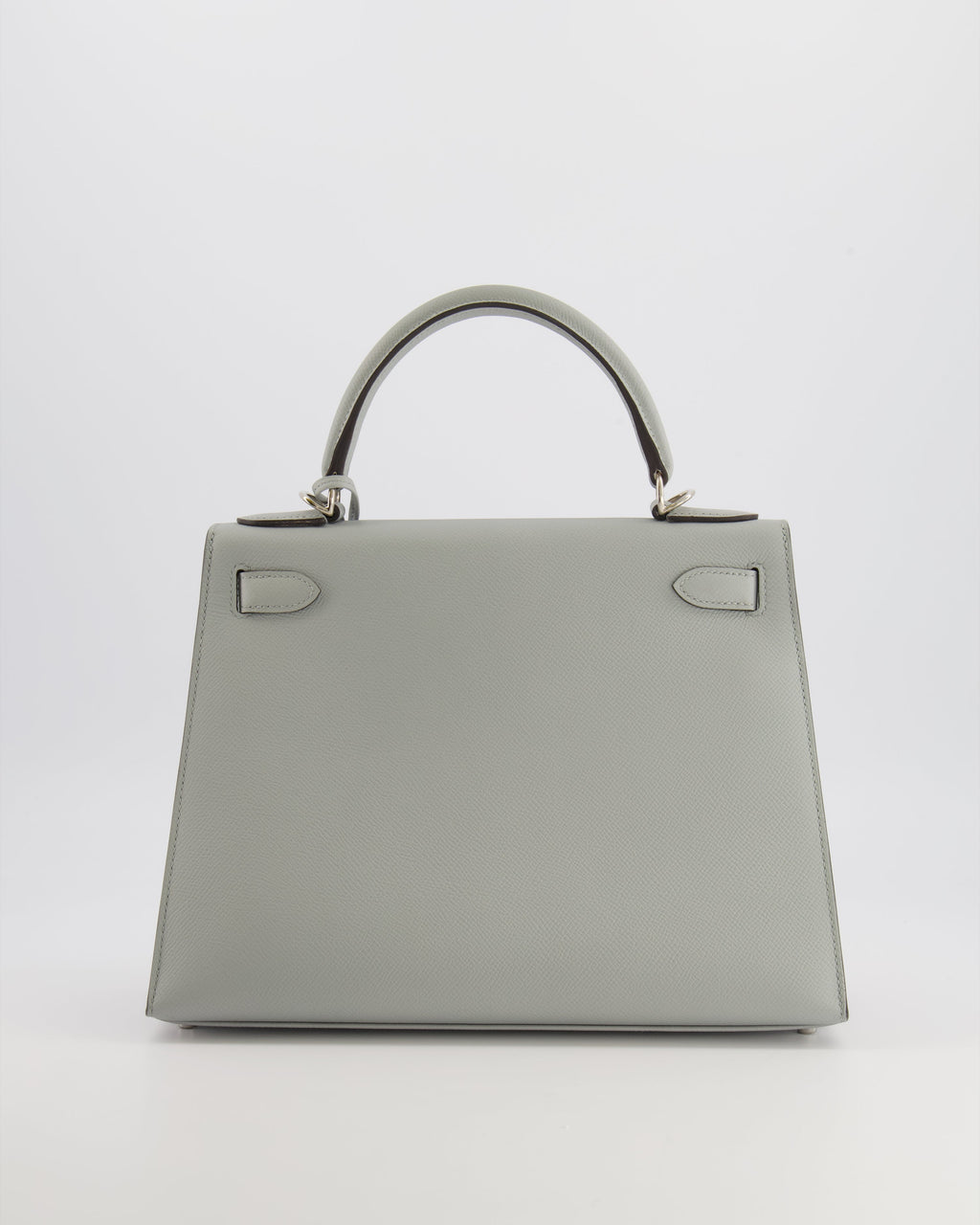 Hermès Kelly 28 Sellier Bag in Bleu Glacier Epsom Leather with Palladium Hardware