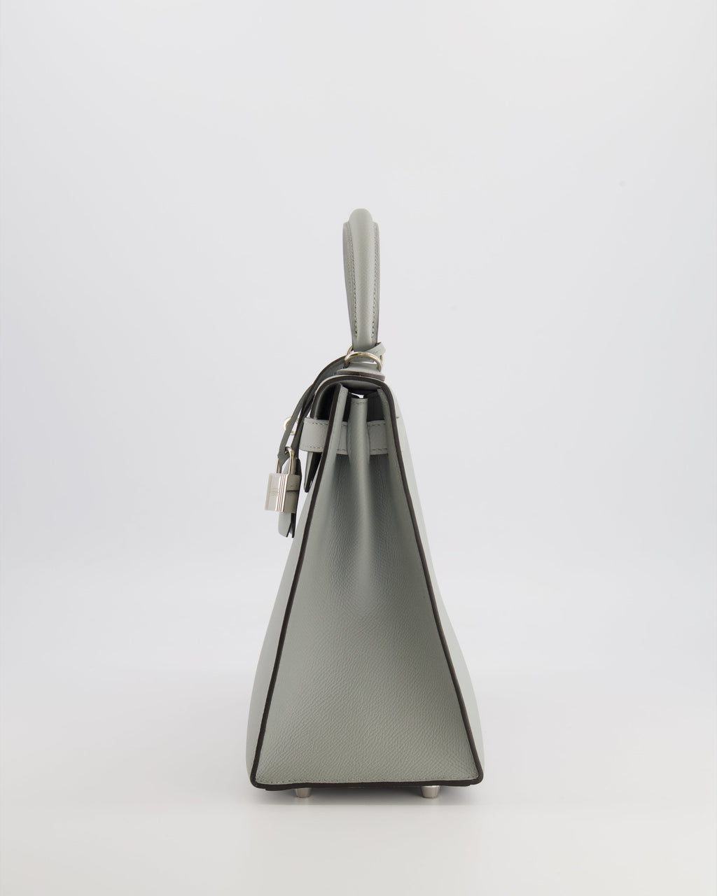 Hermès Kelly 28 Sellier Bag in Bleu Glacier Epsom Leather with Palladium Hardware