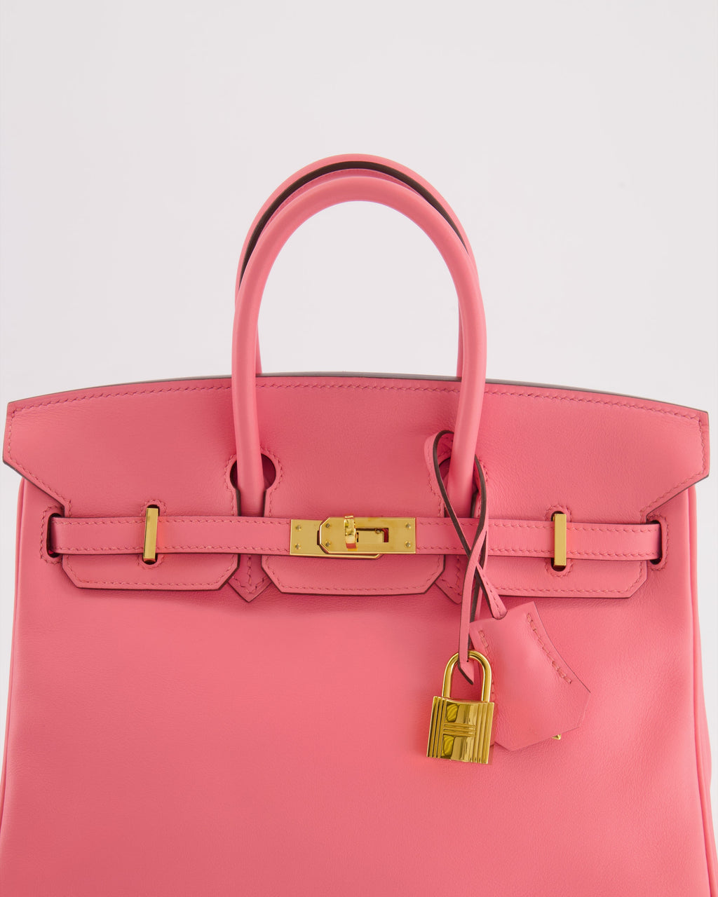 Hermès Birkin 25 Retourne Bag in Rose D'Été Swift Leather with Gold Hardware