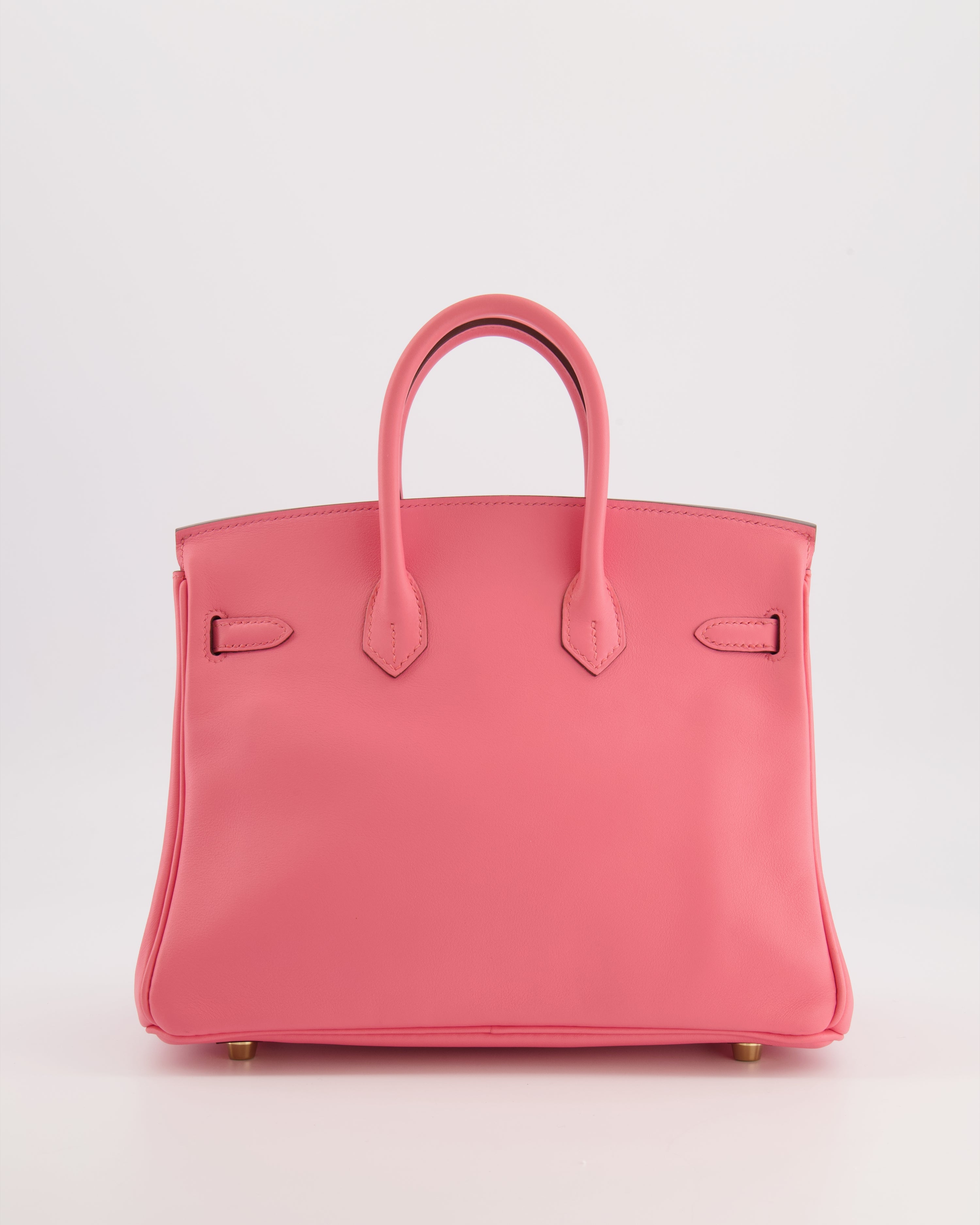 Hermès Birkin 25 Retourne Bag in Rose D'Été Swift Leather with Gold Hardware