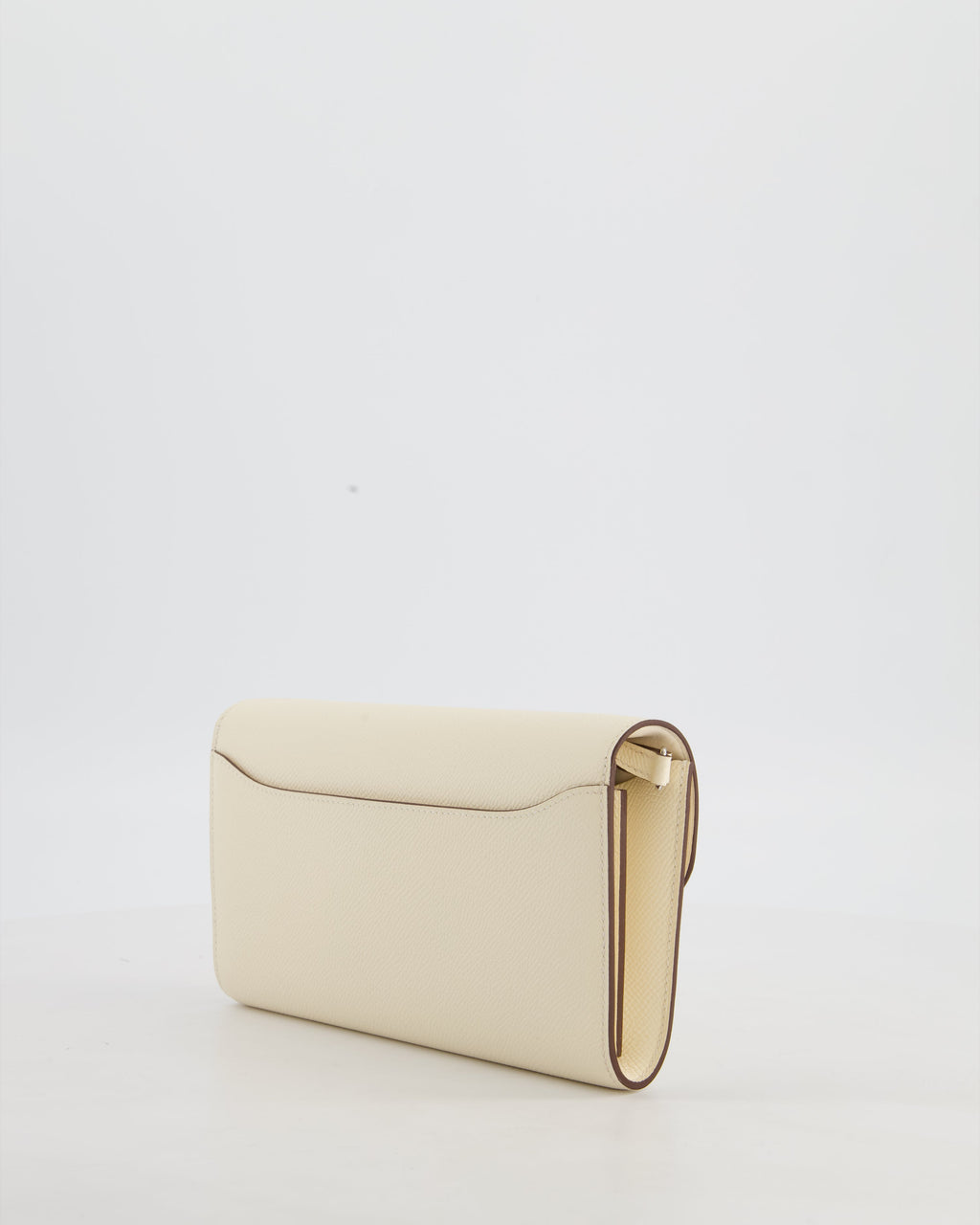 Hermès Constance To Go Bag in Nata Epsom Leather with Jaune Citron Enamel Hardware