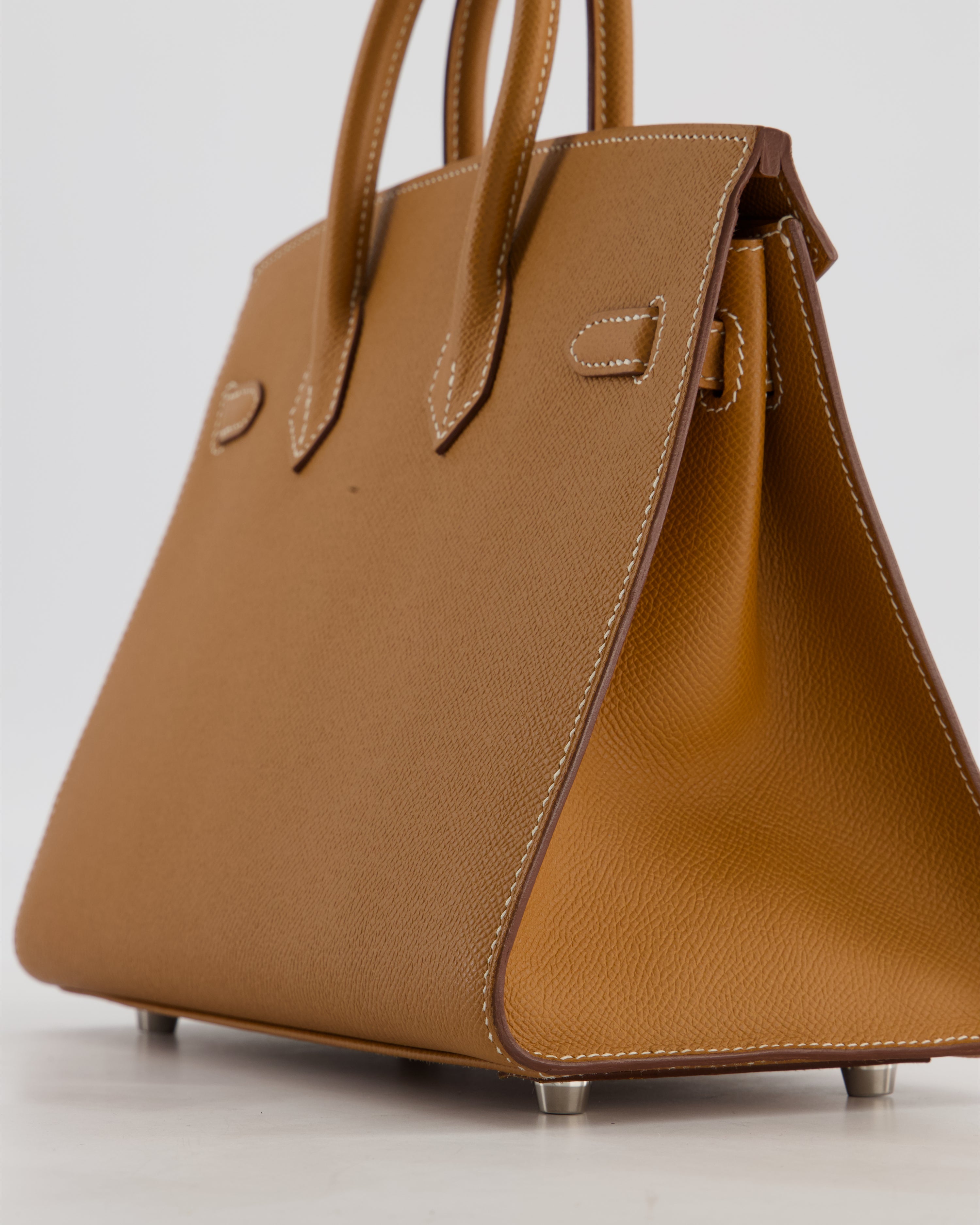 *RARE* Hermès Birkin 25 Sellier Bag in Gold Epsom Leather with Palladium Hardware