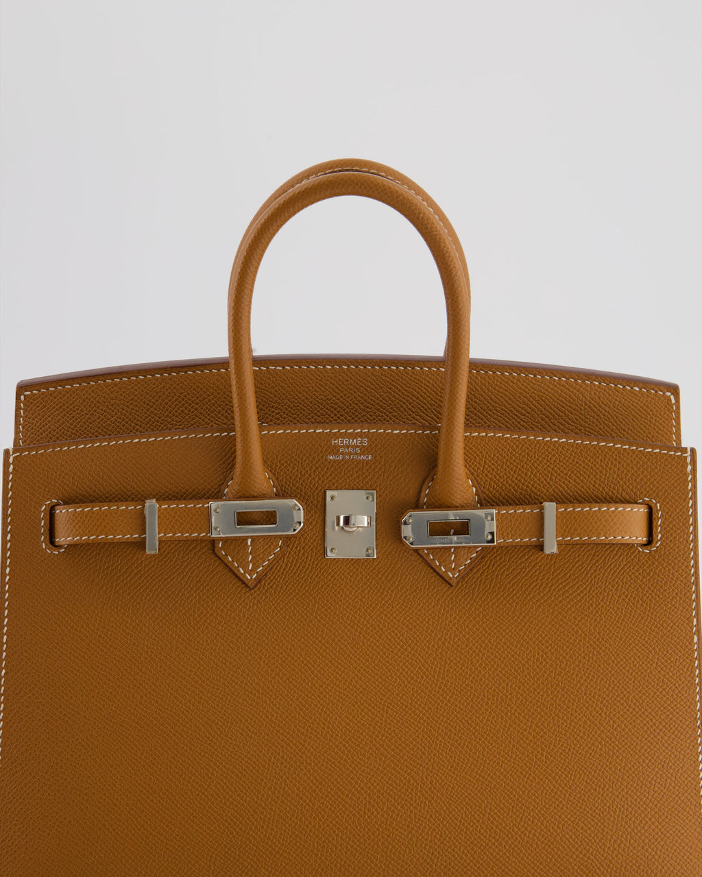*RARE* Hermès Birkin 25 Sellier Bag in Gold Epsom Leather with Palladium Hardware