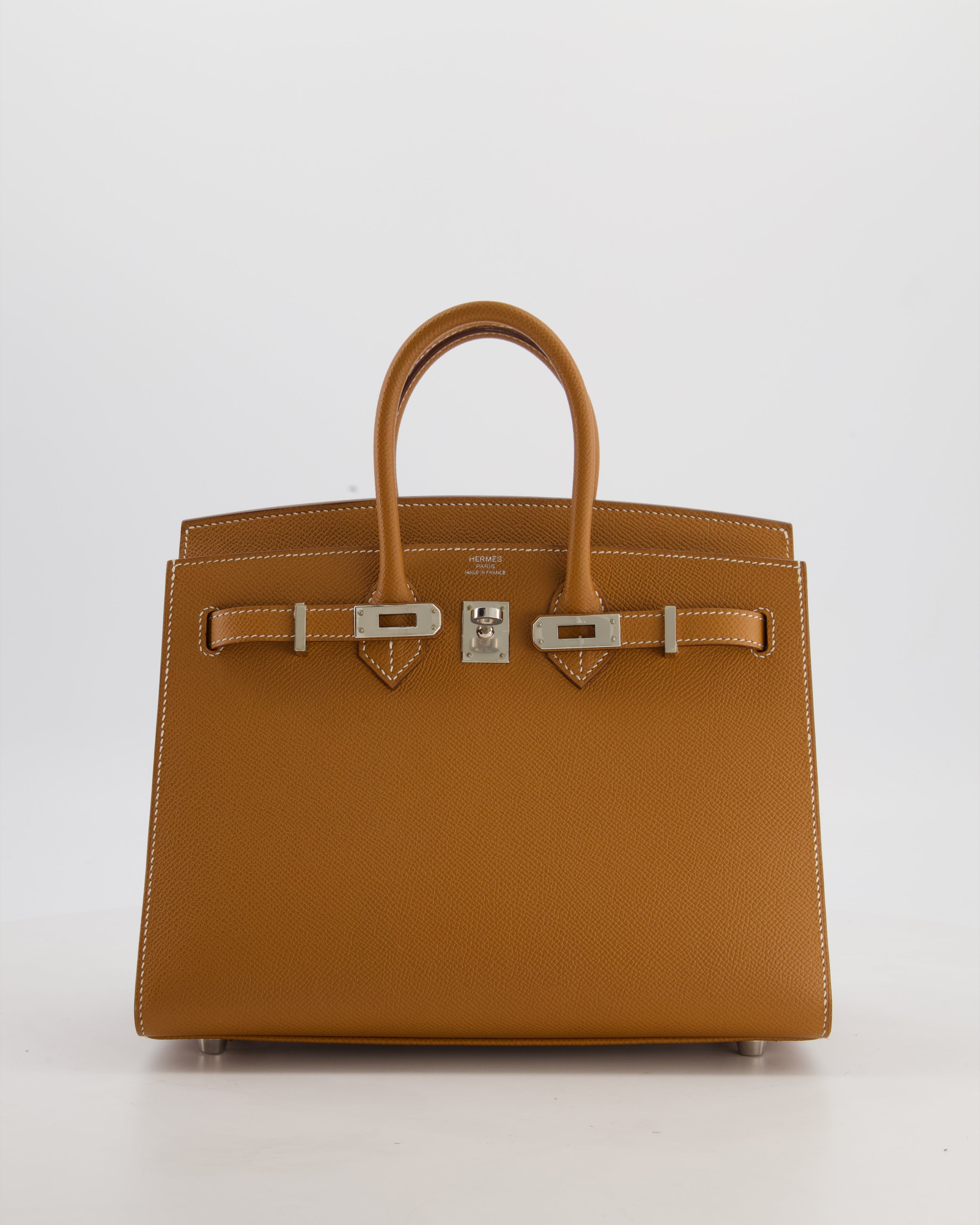 *RARE* Hermès Birkin 25 Sellier Bag in Gold Epsom Leather with Palladium Hardware