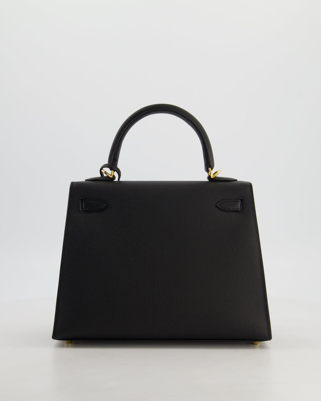 *HOT* Hermès Kelly 25 Sellier Bag in Noir Epsom Leather with Gold Hardware