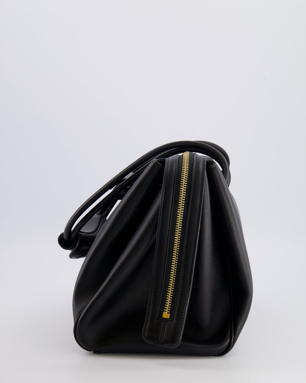 Loewe Black Supple Calfskin Medium Madrid Bag with Gold Hardware RRP £4,200