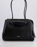 Loewe Black Supple Calfskin Medium Madrid Bag with Gold Hardware RRP £4,200