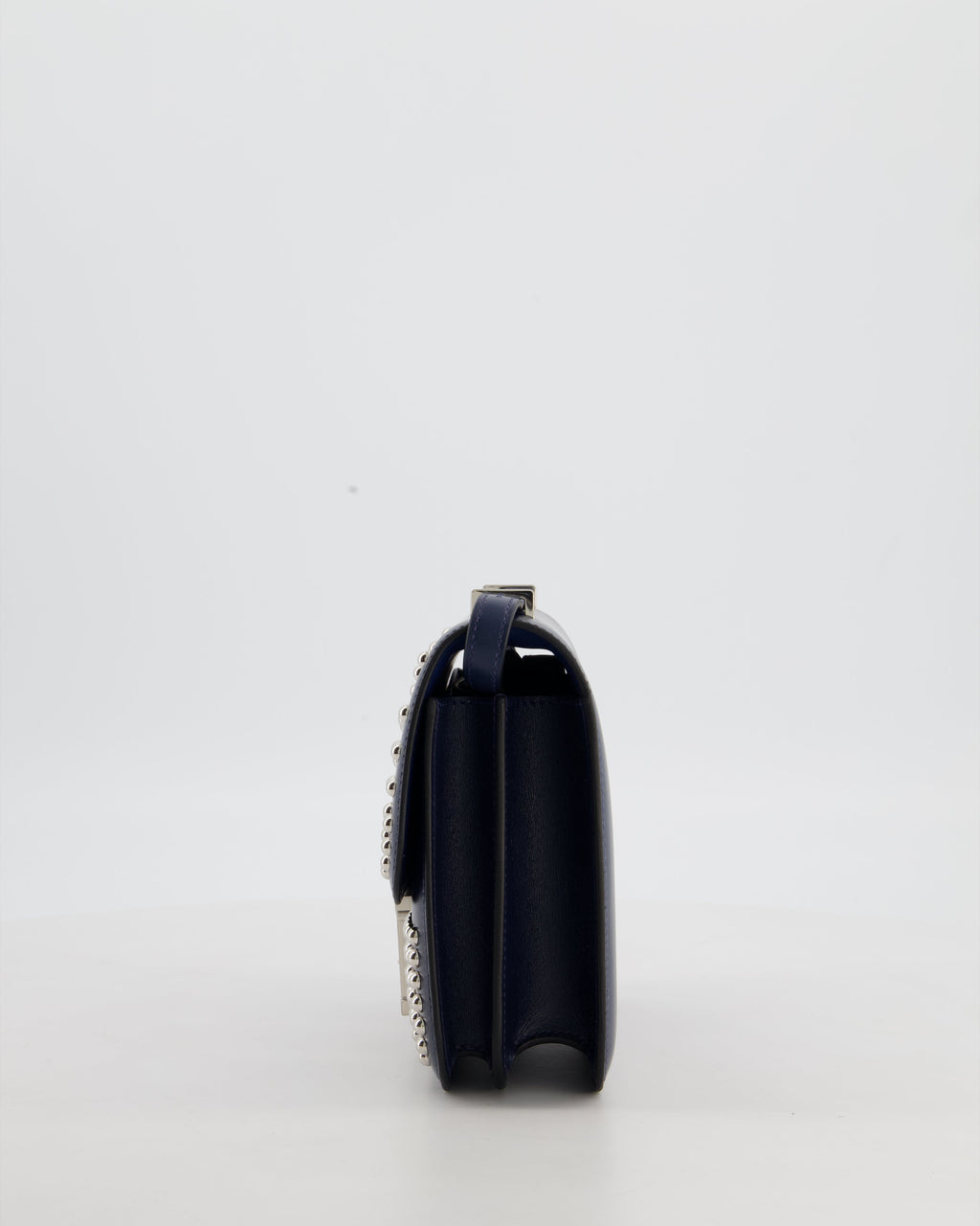 *HOT & RARE* Hermès Mini Constance III Miroir 18 Bag in Bleu Abysse Calfskin Box Leather with Palladium Hardware