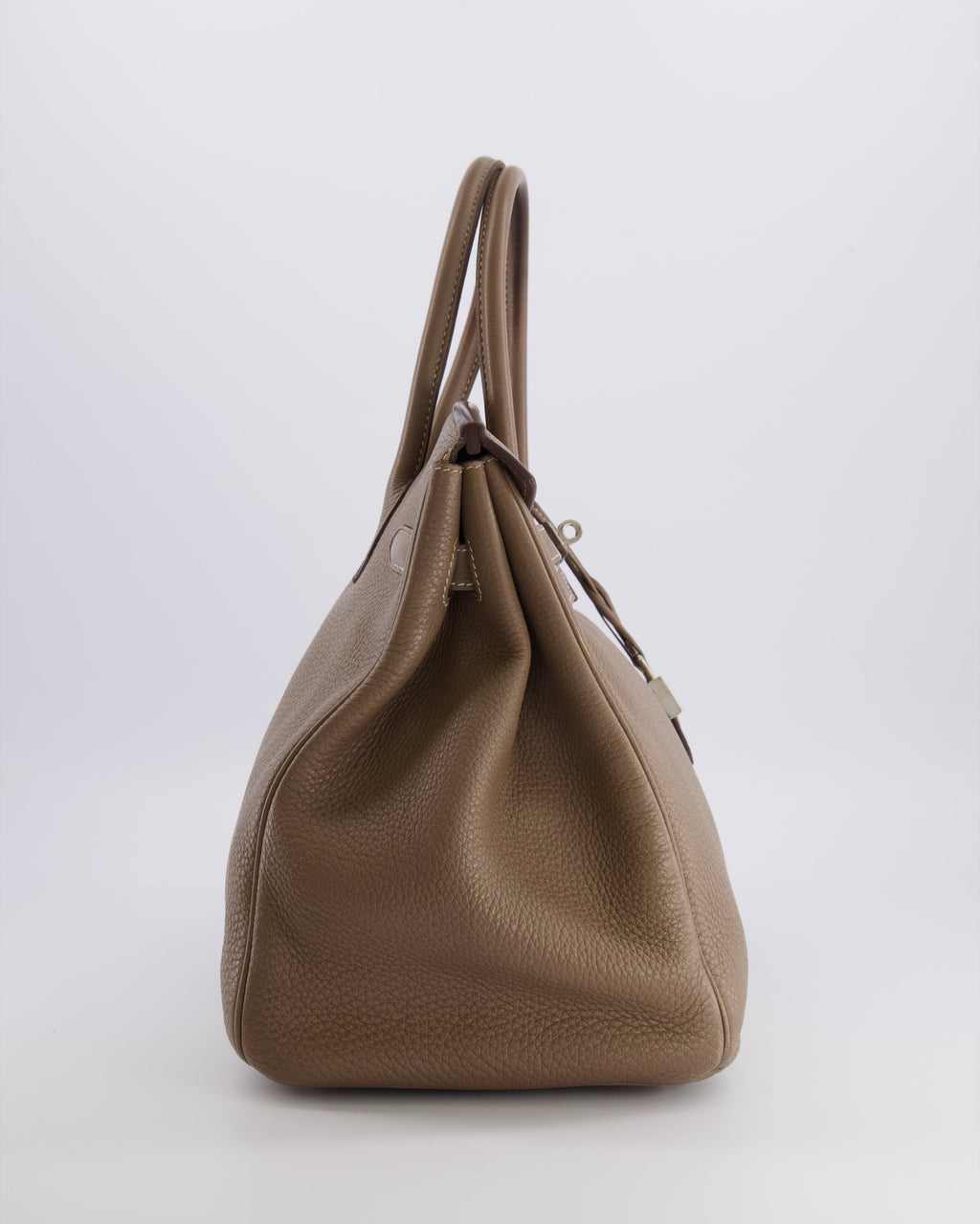 Hermès Birkin 35 Bag in Etoupe Togo Leather with Palladium Hardware
