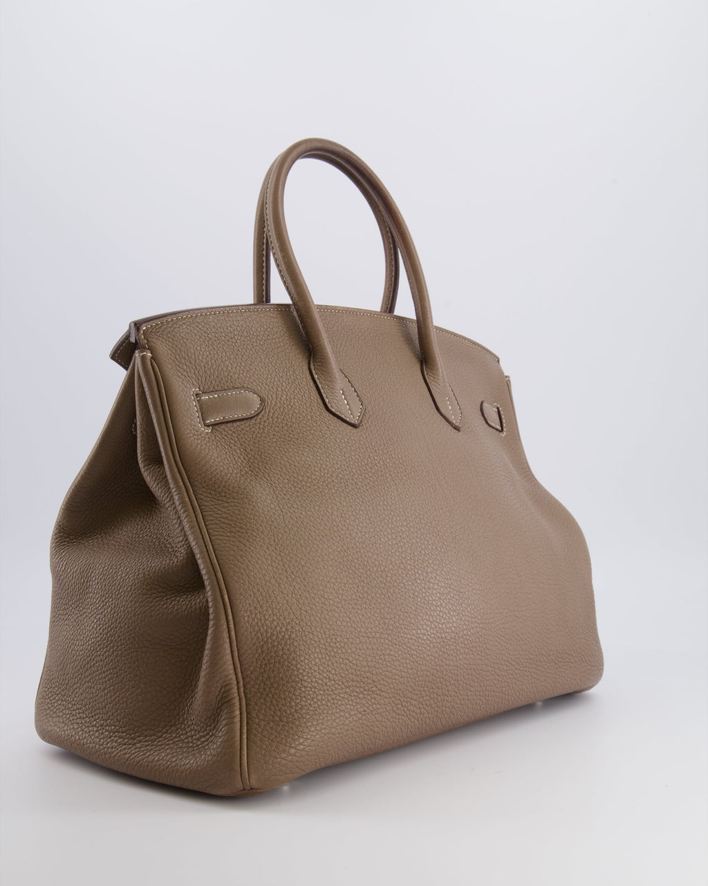 Hermès Birkin 35 Bag in Etoupe Togo Leather with Palladium Hardware