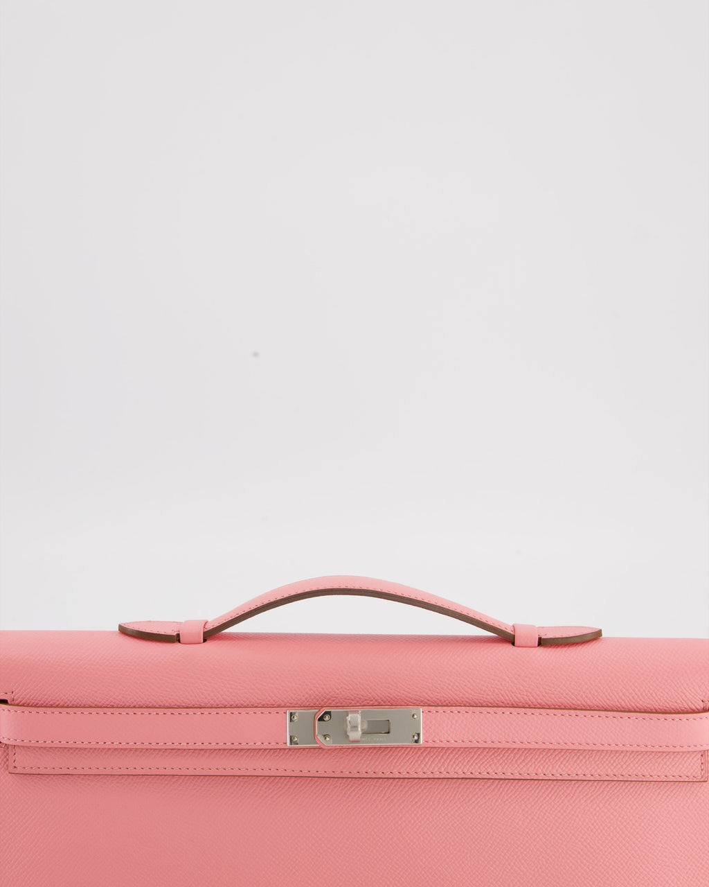 *RARE* Hermès Kelly Cut Bag in Rose Confetti Epsom Leather with Palladium Hardware