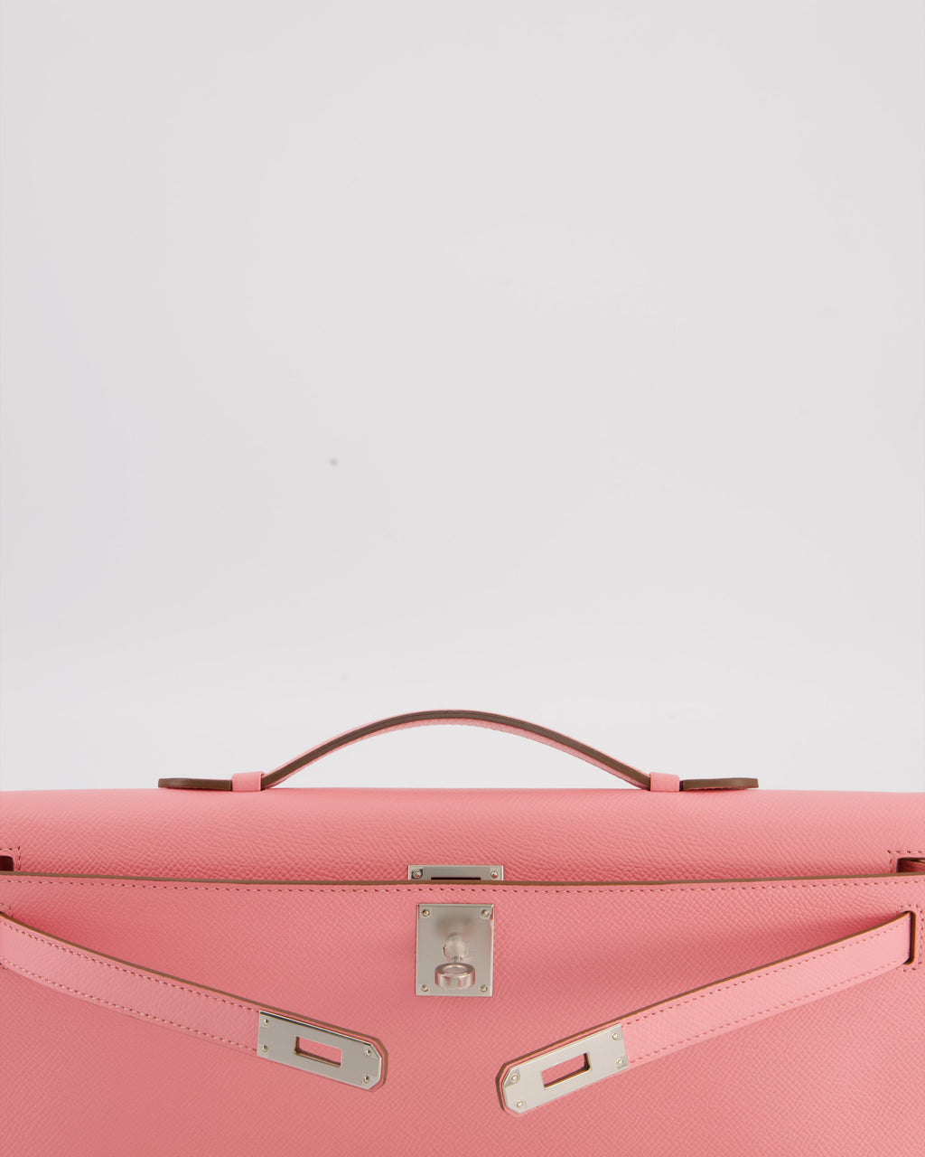 *RARE* Hermès Kelly Cut Bag in Rose Confetti Epsom Leather with Palladium Hardware