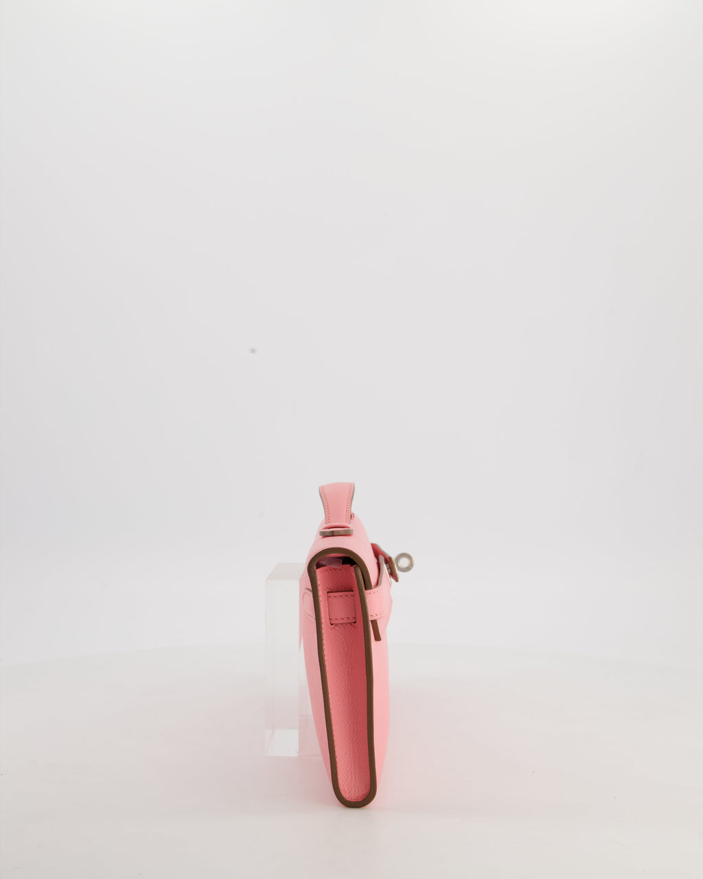 *RARE* Hermès Kelly Cut Bag in Rose Confetti Epsom Leather with Palladium Hardware