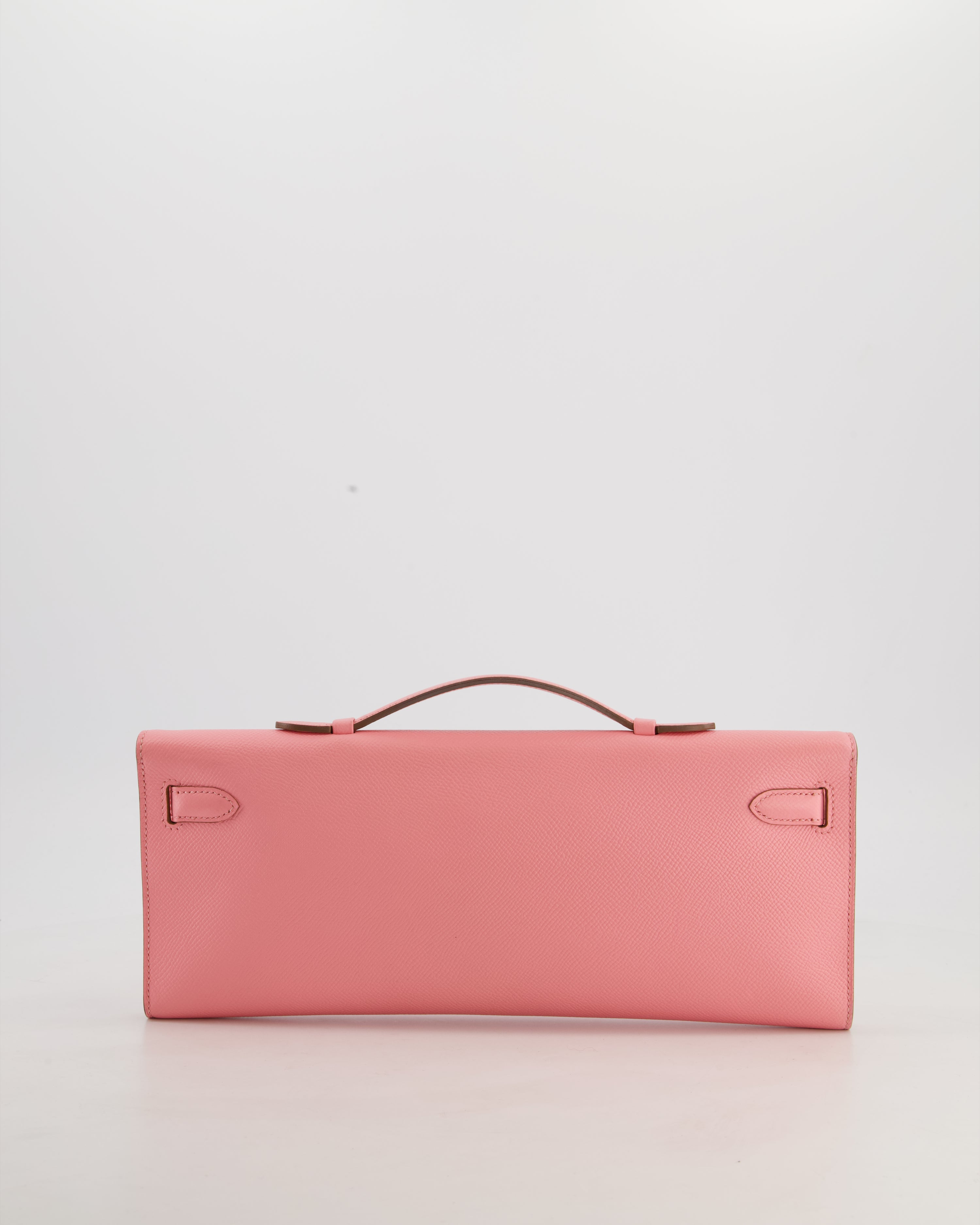*RARE* Hermès Kelly Cut Bag in Rose Confetti Epsom Leather with Palladium Hardware