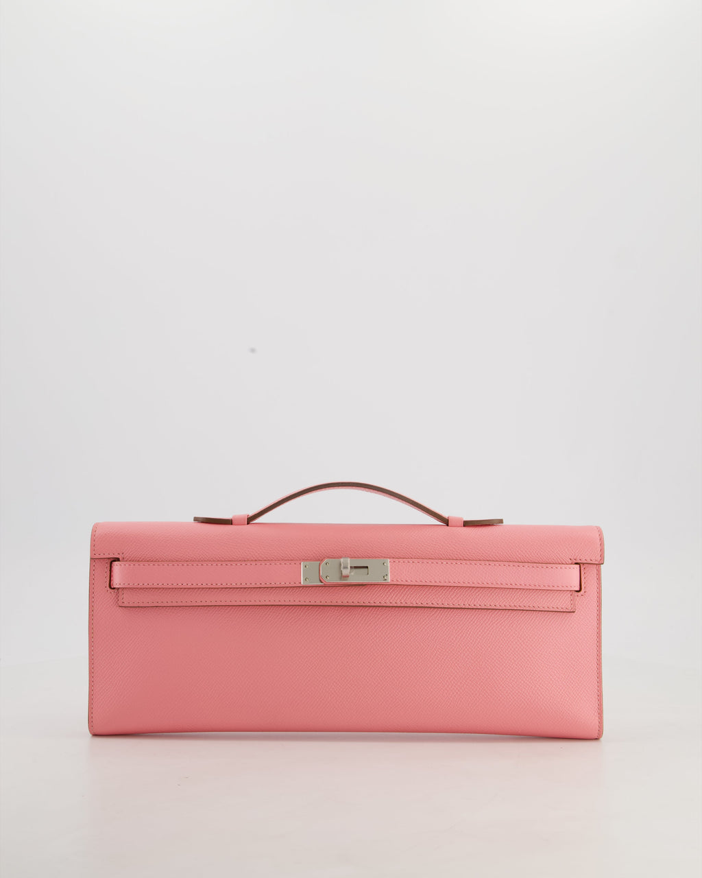 *RARE* Hermès Kelly Cut Bag in Rose Confetti Epsom Leather with Palladium Hardware