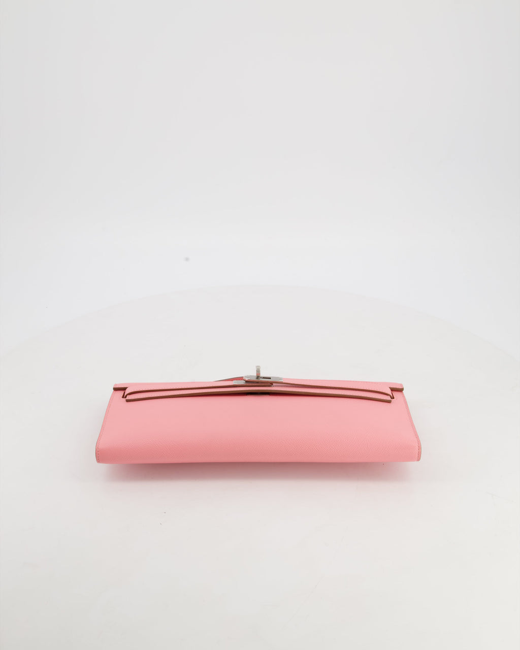 *RARE* Hermès Kelly Cut Bag in Rose Confetti Epsom Leather with Palladium Hardware