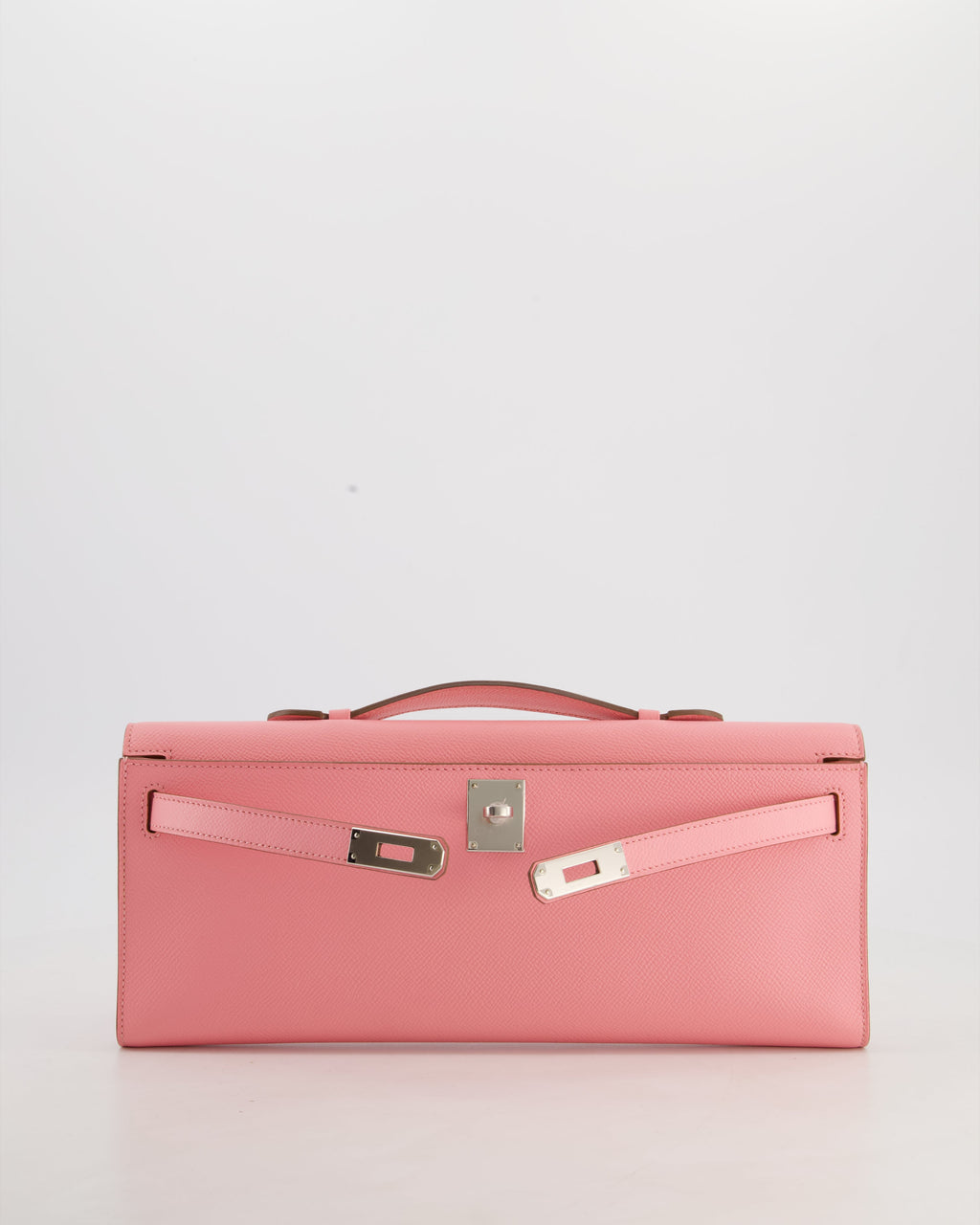 *RARE* Hermès Kelly Cut Bag in Rose Confetti Epsom Leather with Palladium Hardware