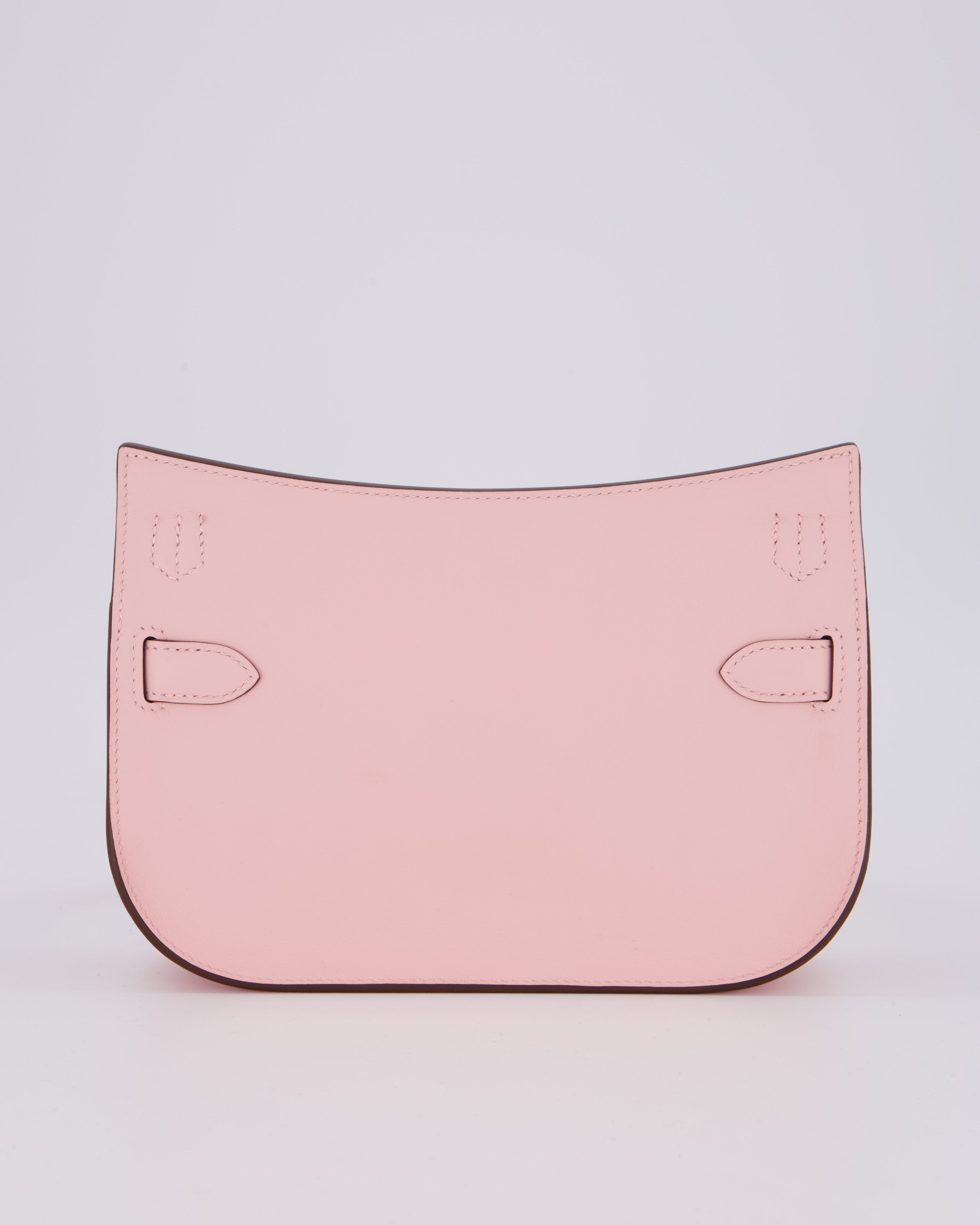 *RARE & HOT* Hermès Mini Jypsiere Bag in Rose Sakura Swift Leather with Palladium Hardware