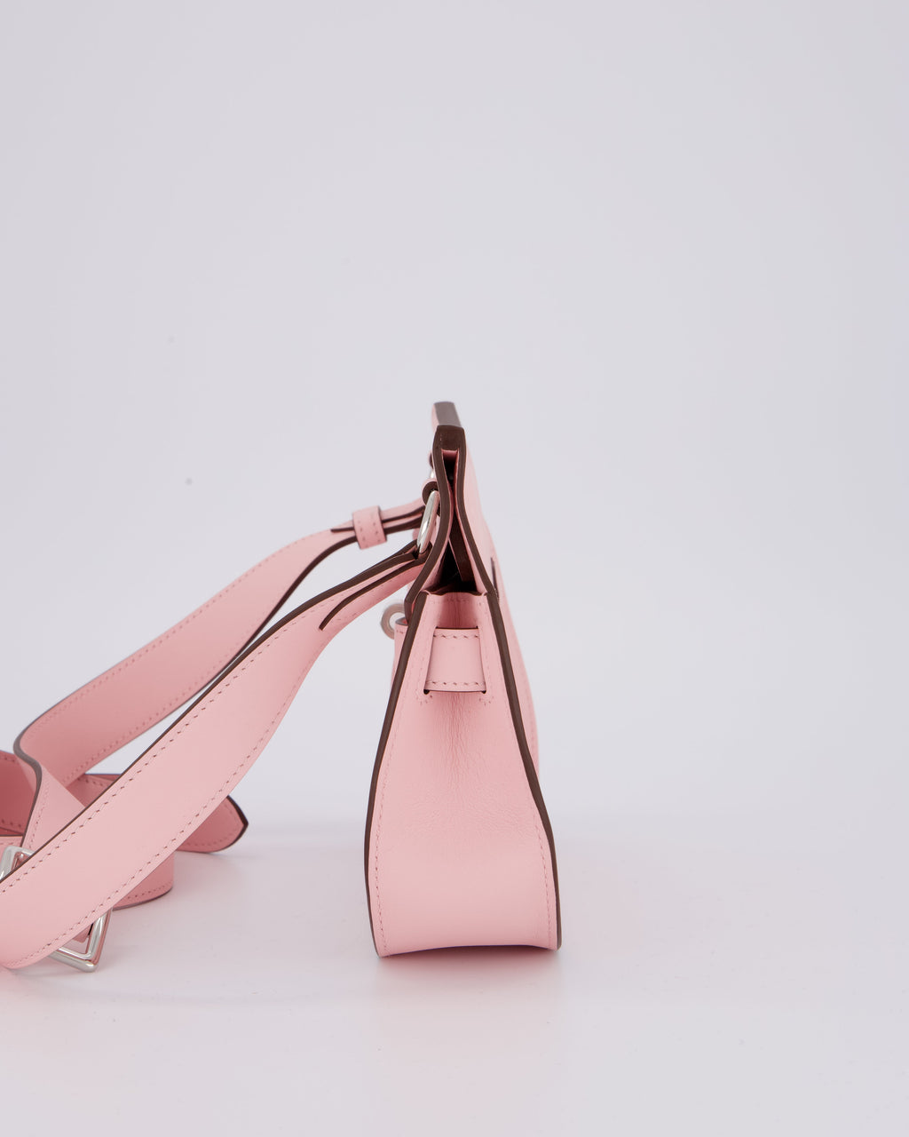 *RARE & HOT* Hermès Mini Jypsiere Bag in Rose Sakura Swift Leather with Palladium Hardware