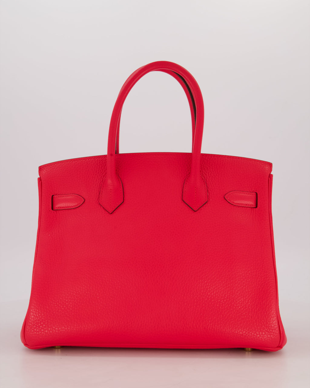 *RARE* Hermès Birkin 30 Retourne Bag in Rose Extreme Clemence Leather with Gold Hardware