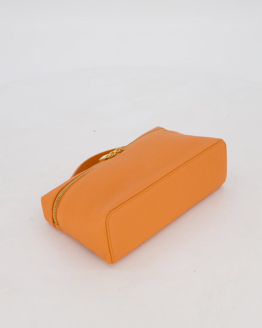 Loro Piana Extra Pocket L19 Bag in Orange Calfskin Leather with Gold Hardware