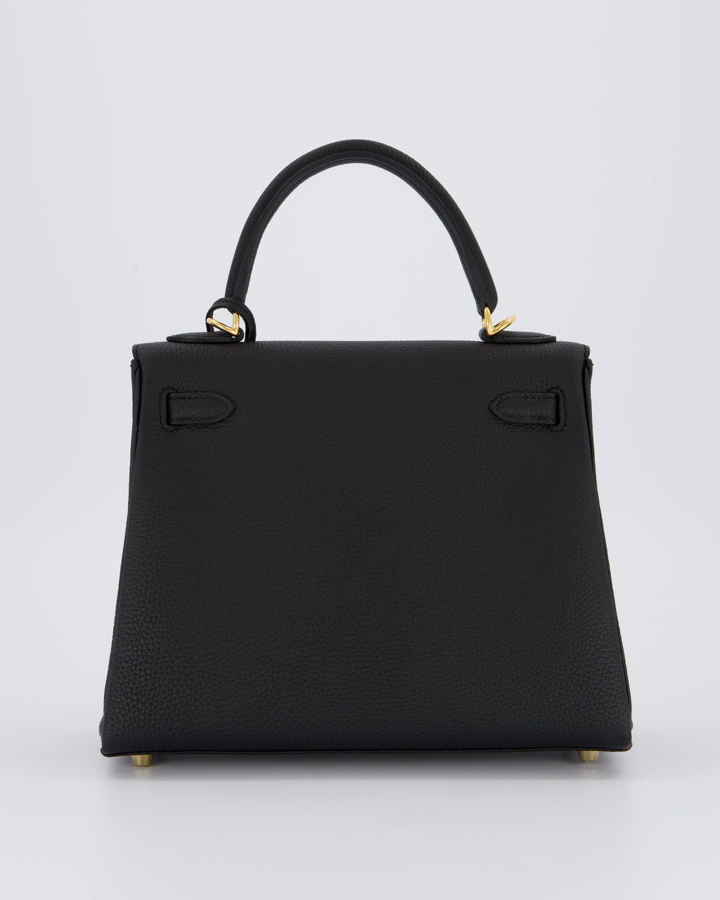 Hermès Kelly 25 Retourne Bag in Noir Togo Leather with Gold Hardware