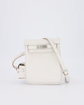 *RARE* Hermès Kelly Jump Backpack Bag in Gris Pale Swift Leather with Palladium Hardware