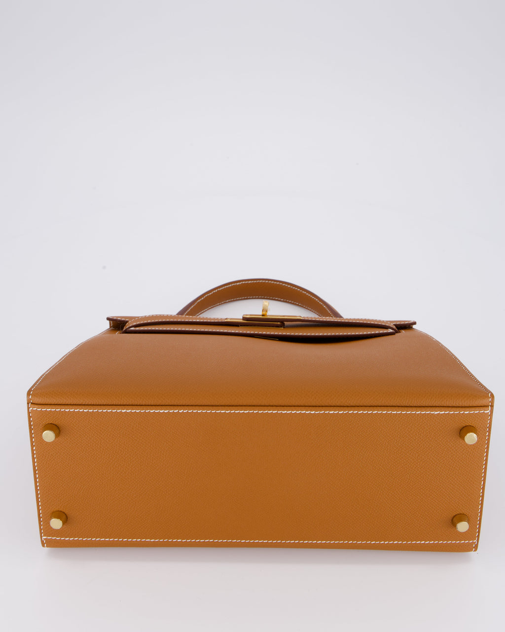 Hermès Kelly 28 Sellier Bag in Gold Epsom Leather with Gold Hardware